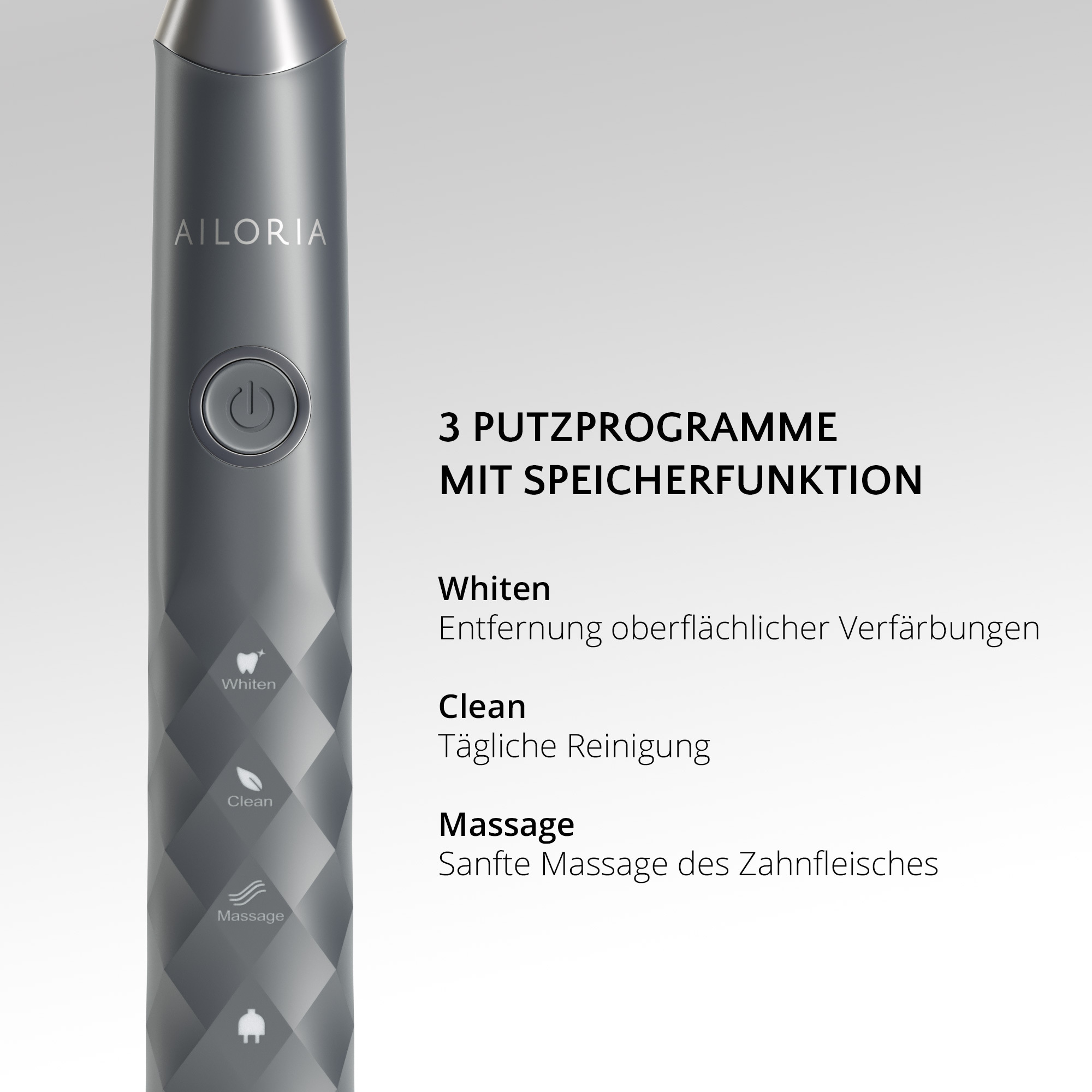 AILORIA Schallzahnbürste »USB-Schallzahnbürste SHINE BRIGHT«