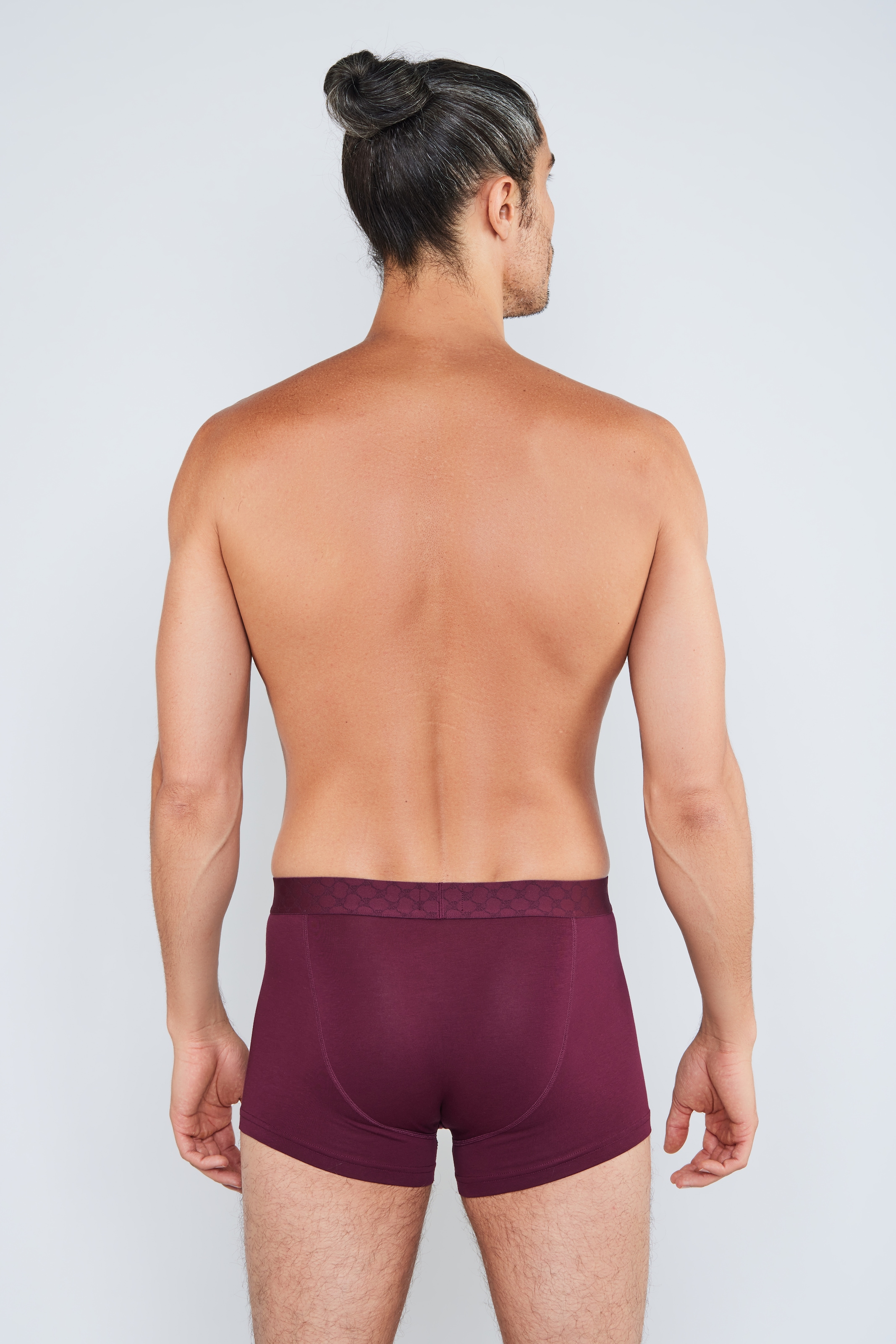 JOOP! Boxer »Everyday«, (3er Pack), Baumwoll-Mix, Cornflower-Design-Bund, elastisch, ohne Eingriff