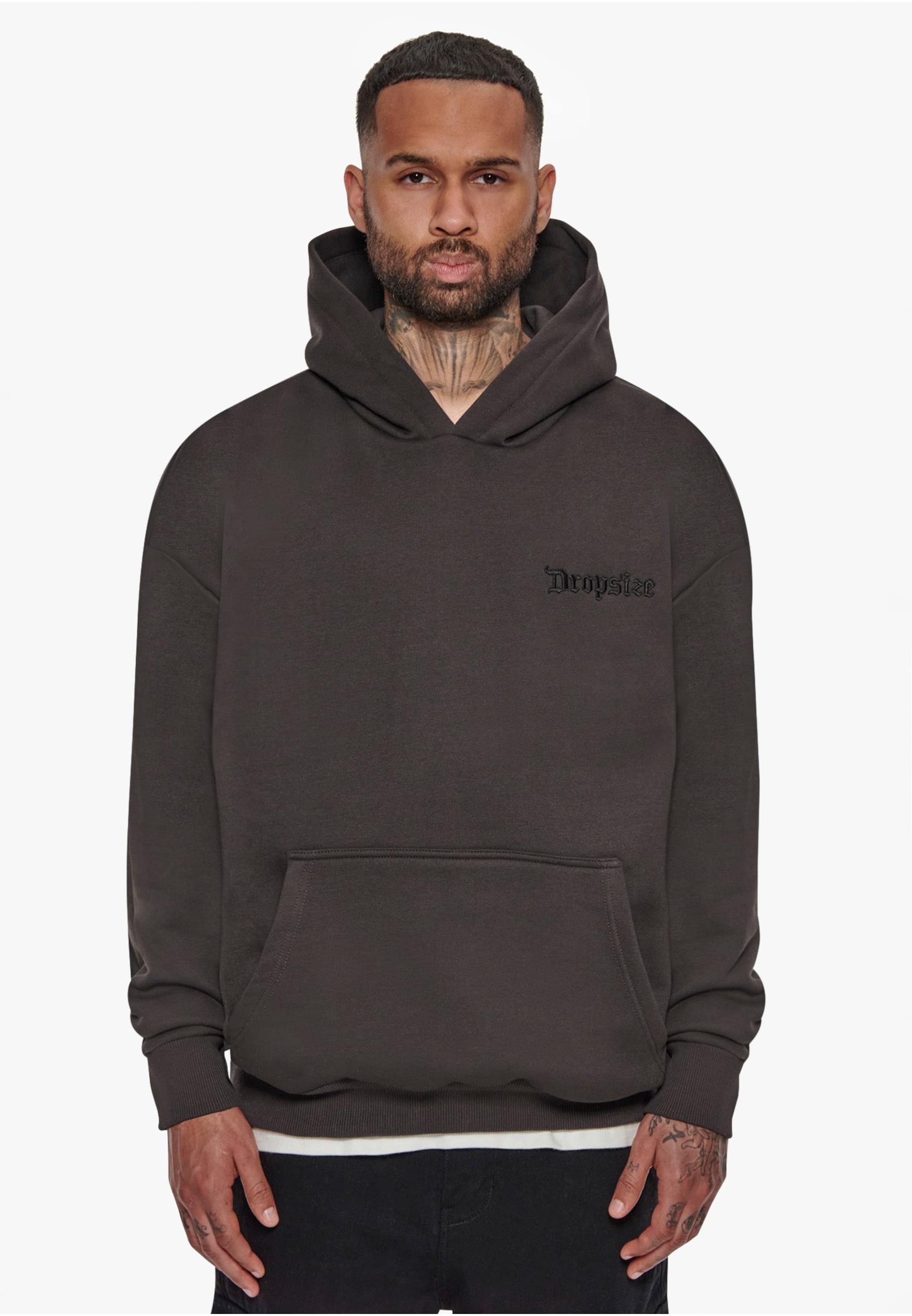Dropsize Kapuzensweatshirt »Dropsize Herren Heavy Oversize Live Life Hoodie«, (1 tlg.)