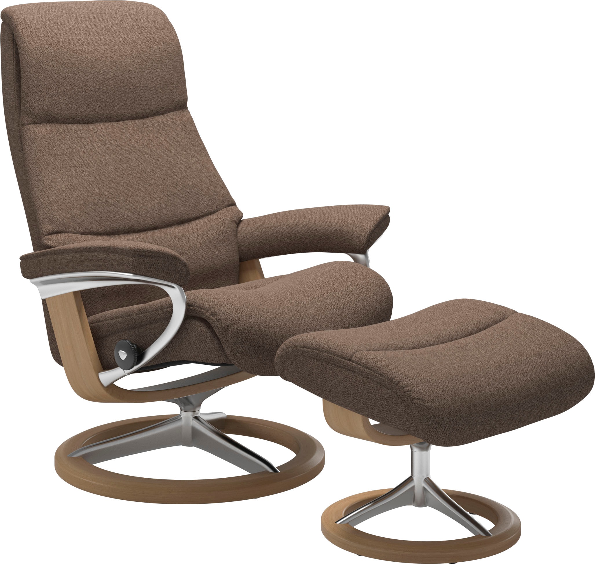 Stressless Fußhocker "View", mit Signature Base,Gestell Eiche