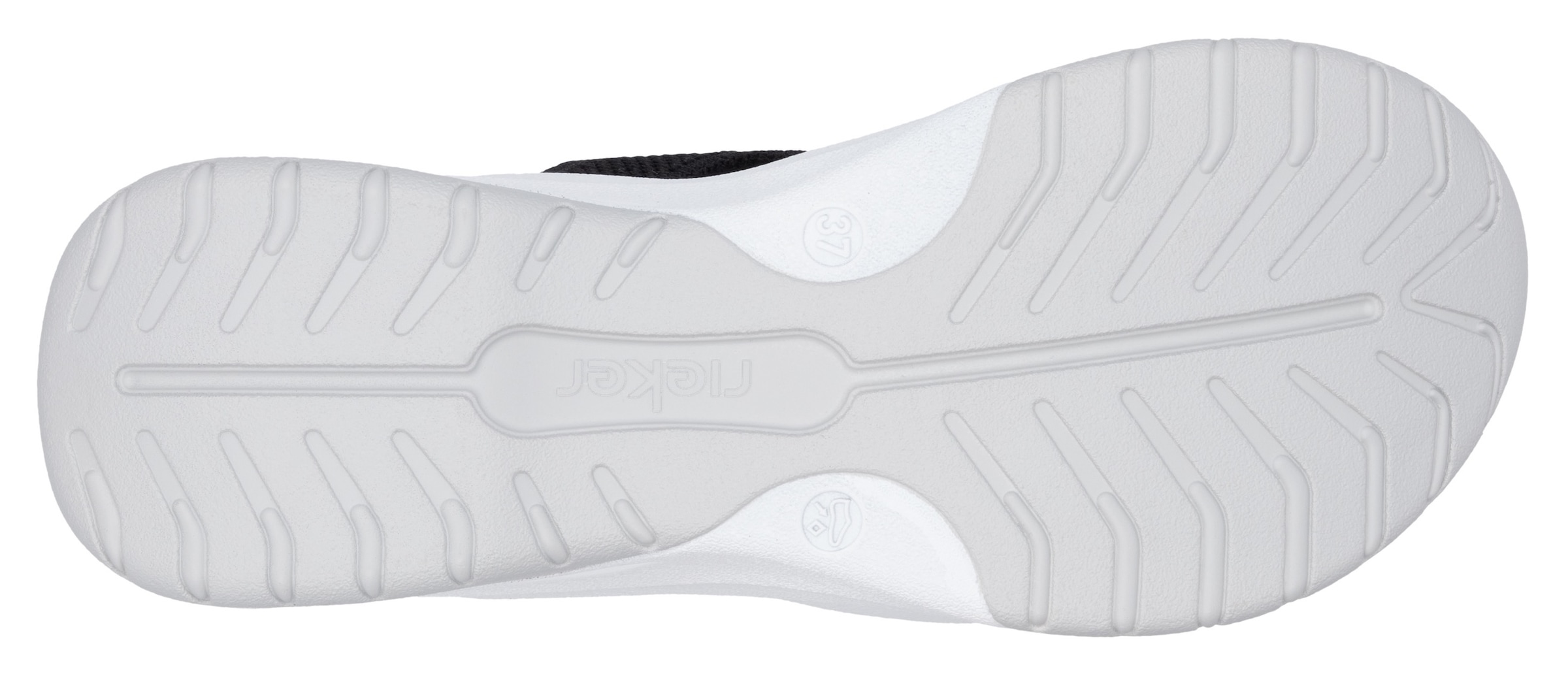 RIEKER Sport Pantolette »vegan«, Sommerschuh, Hausschuh, Keilabsatz, in der Maschine waschbar