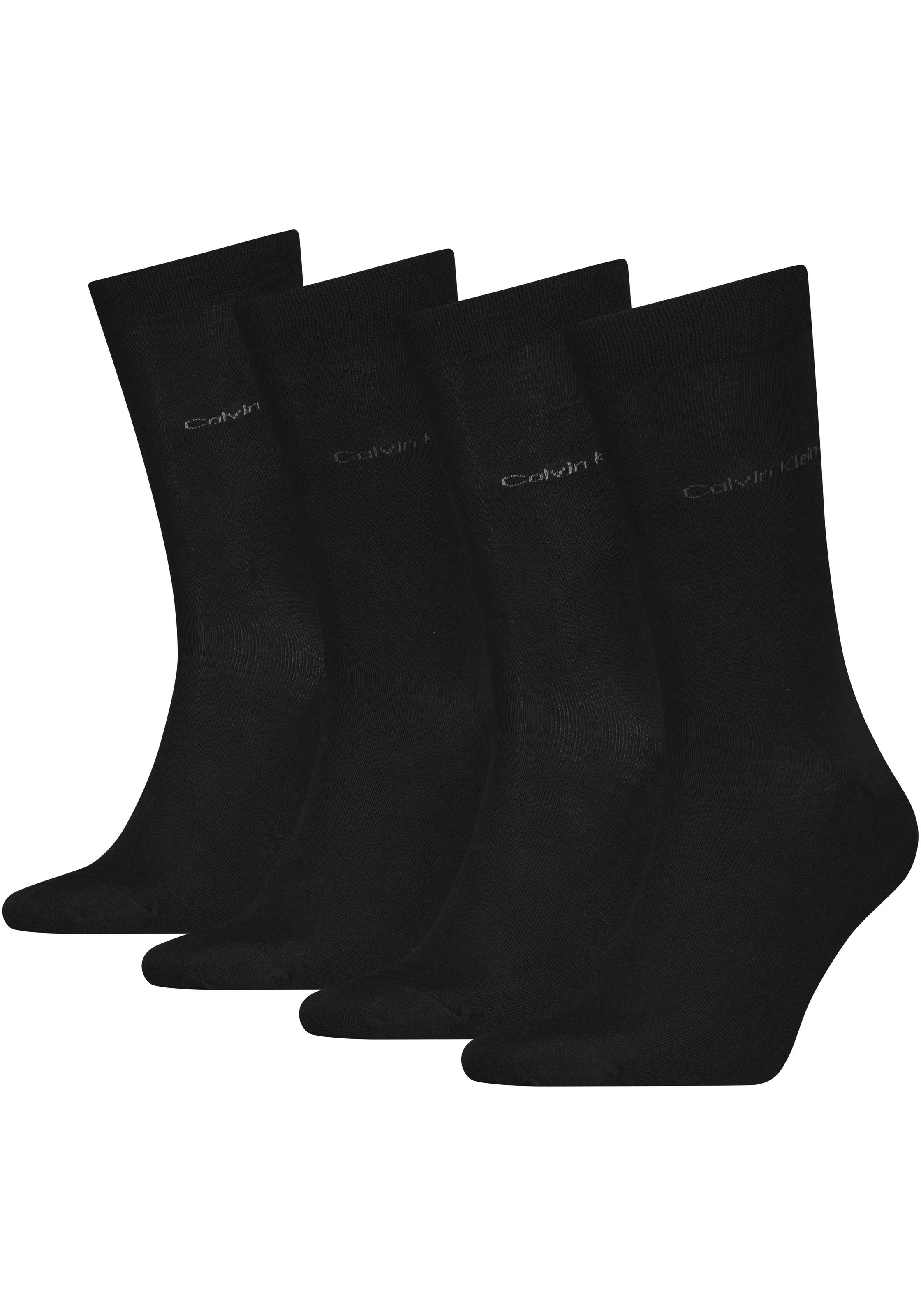 Calvin Klein Socken, (4 Paar), mit Markenstickerei