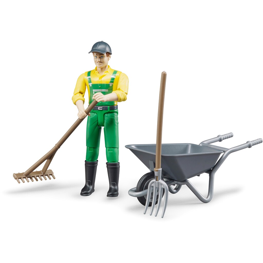 Bruder® Spielfigur »Landwirt«, (Set)