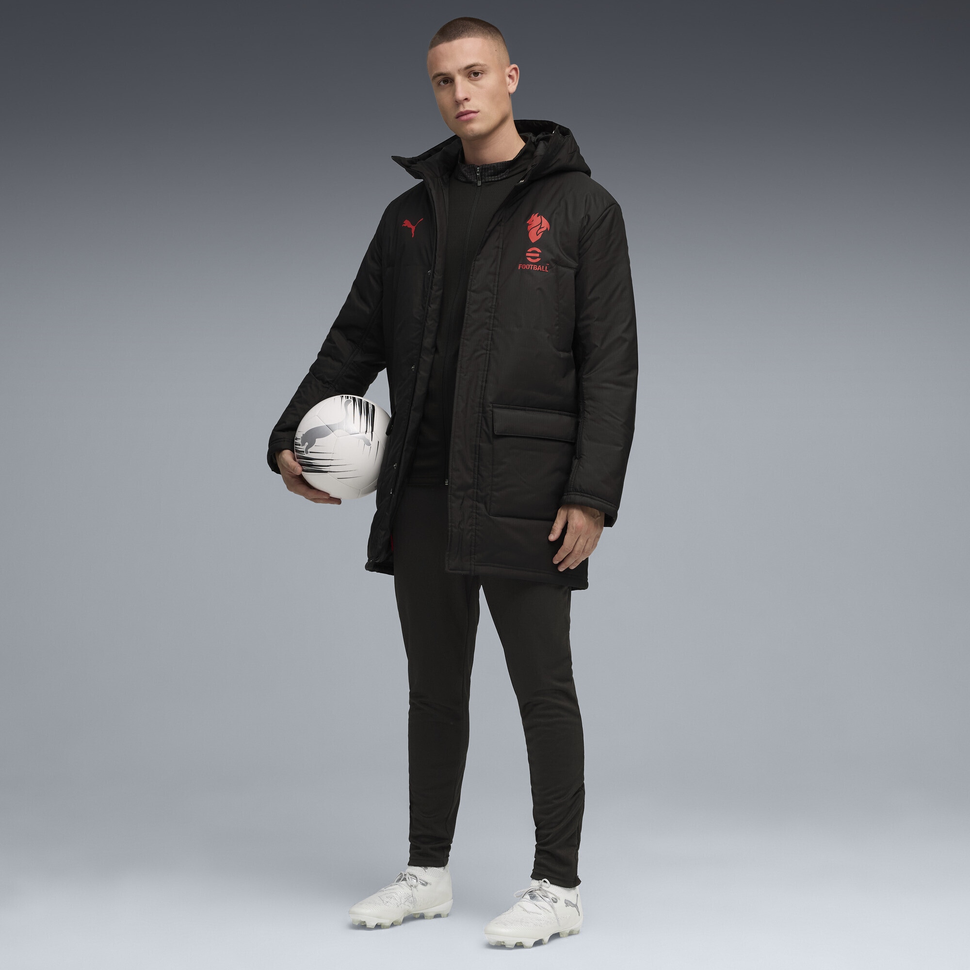 PUMA Parka »AC Milan Trainings-Winterjacke Herren«