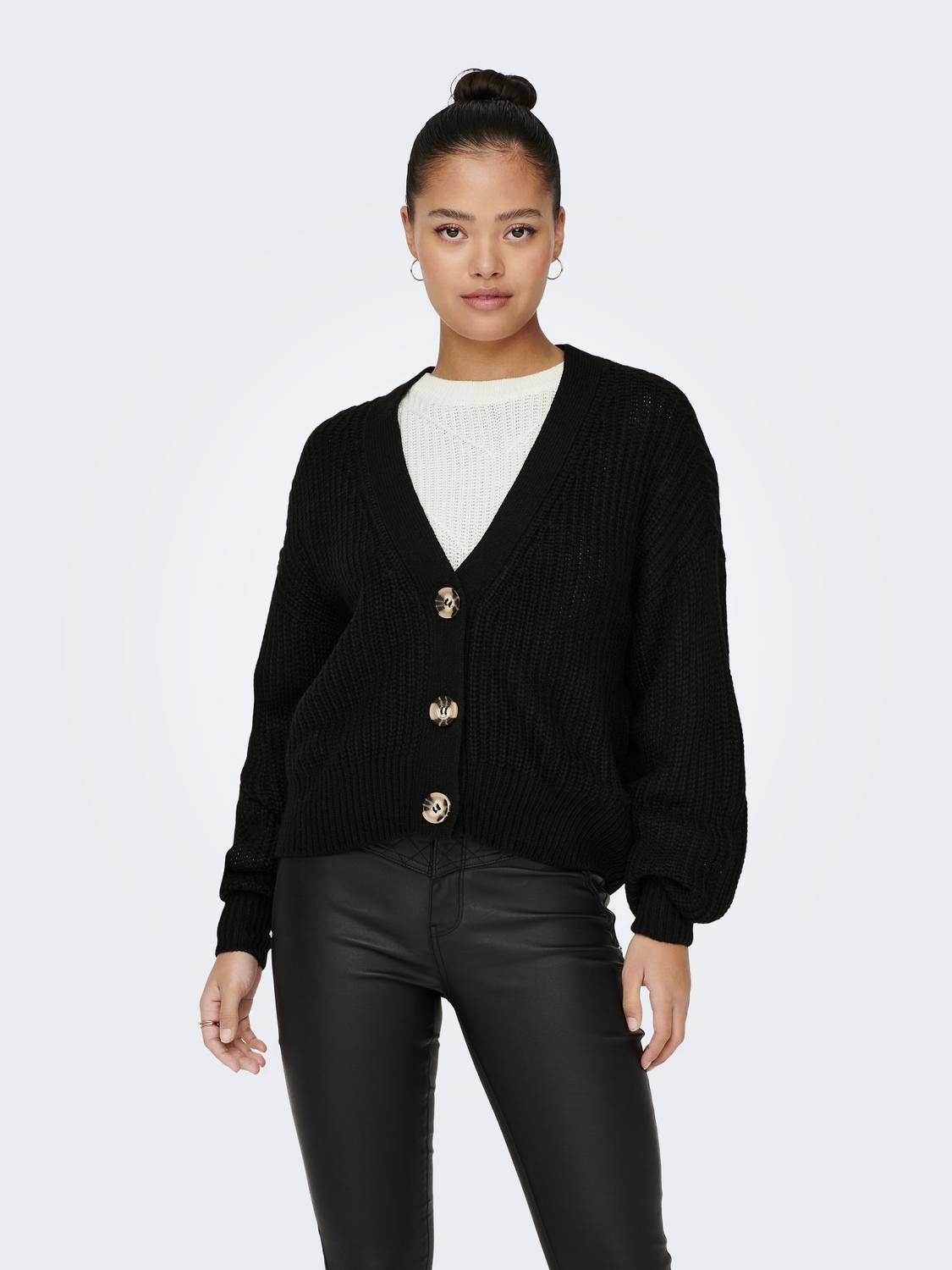 JDY Strickjacke "JDYJUSTY L/S SHORT CARDIGAN KNT NOOS" günstig online kaufen