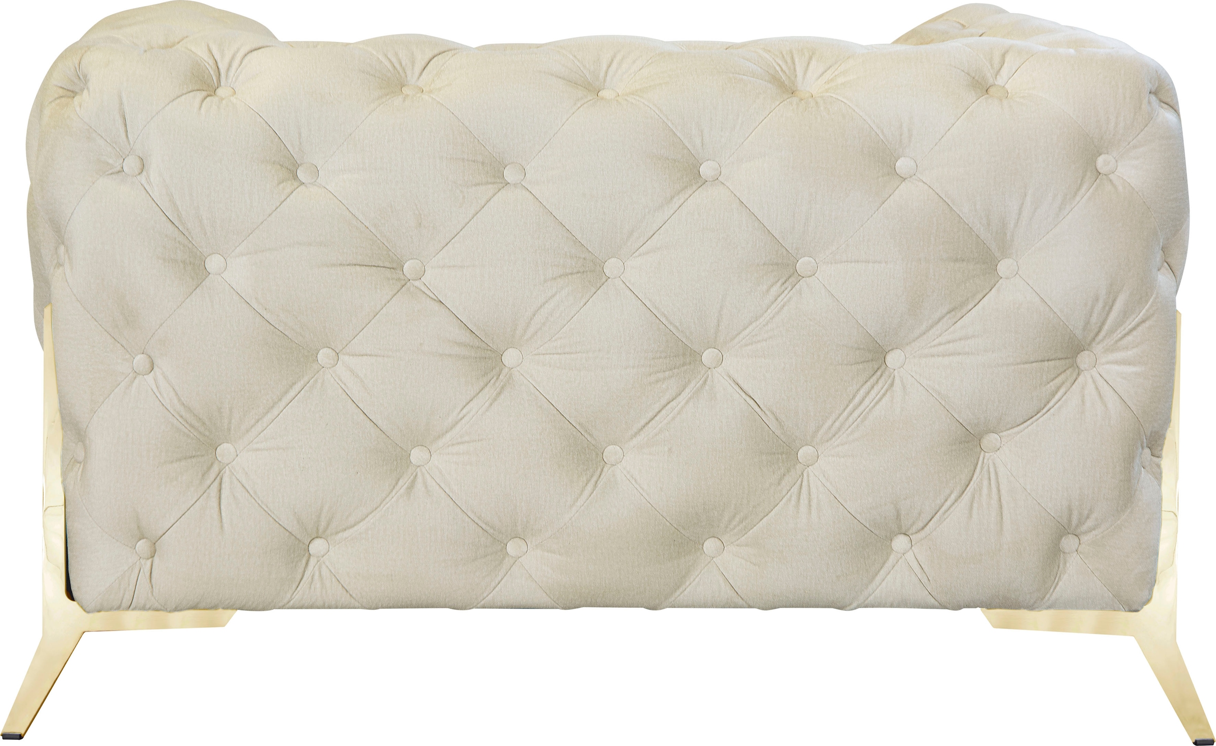 Leonique Chesterfield-Sessel »Amaury Sessel«, aufwändige Knopfheftung, moderne Chesterfield Optik, Fußfarbe wählbar