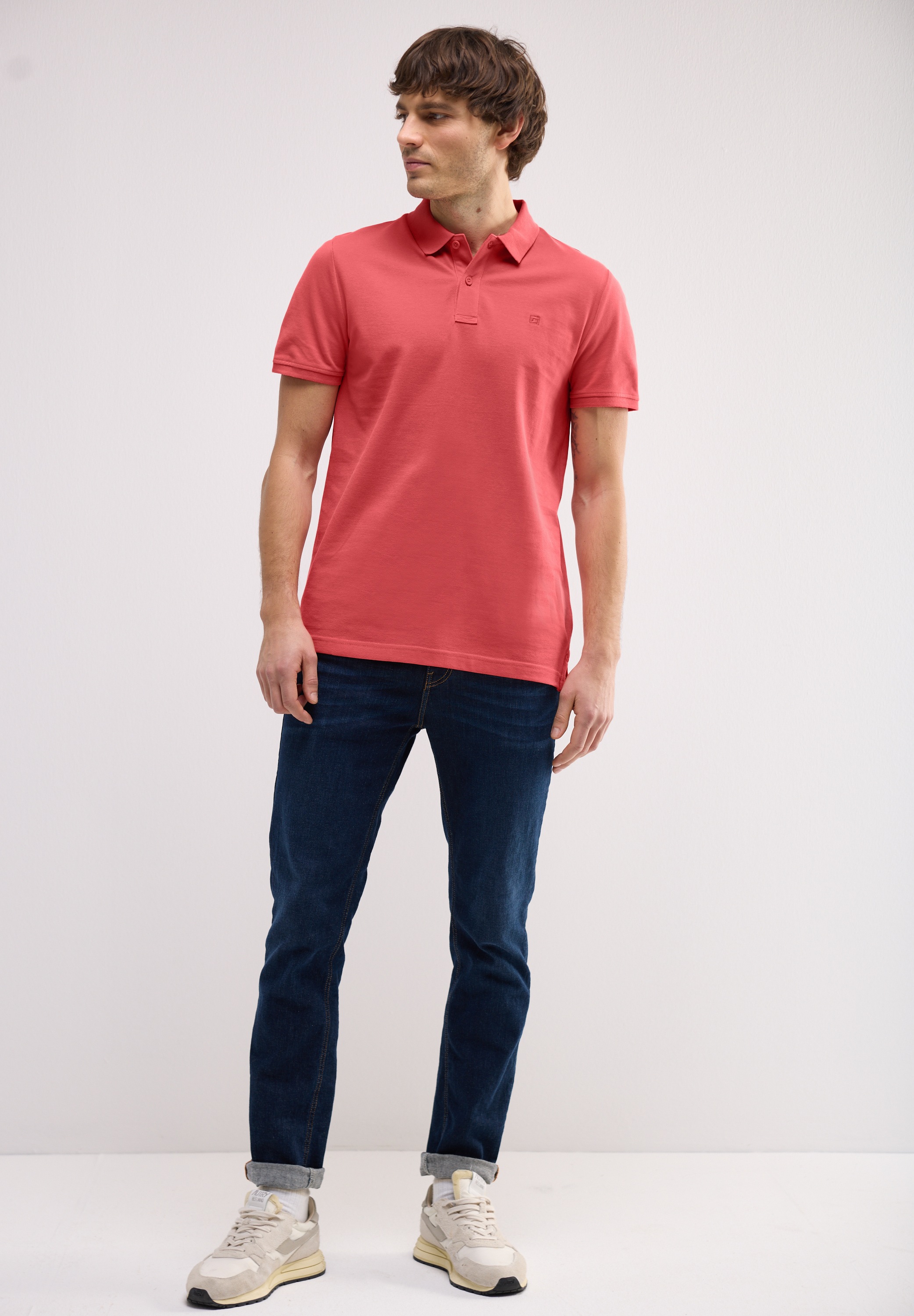 Thumbnail - STREET ONE MEN Poloshirt, aus reiner Baumwolle