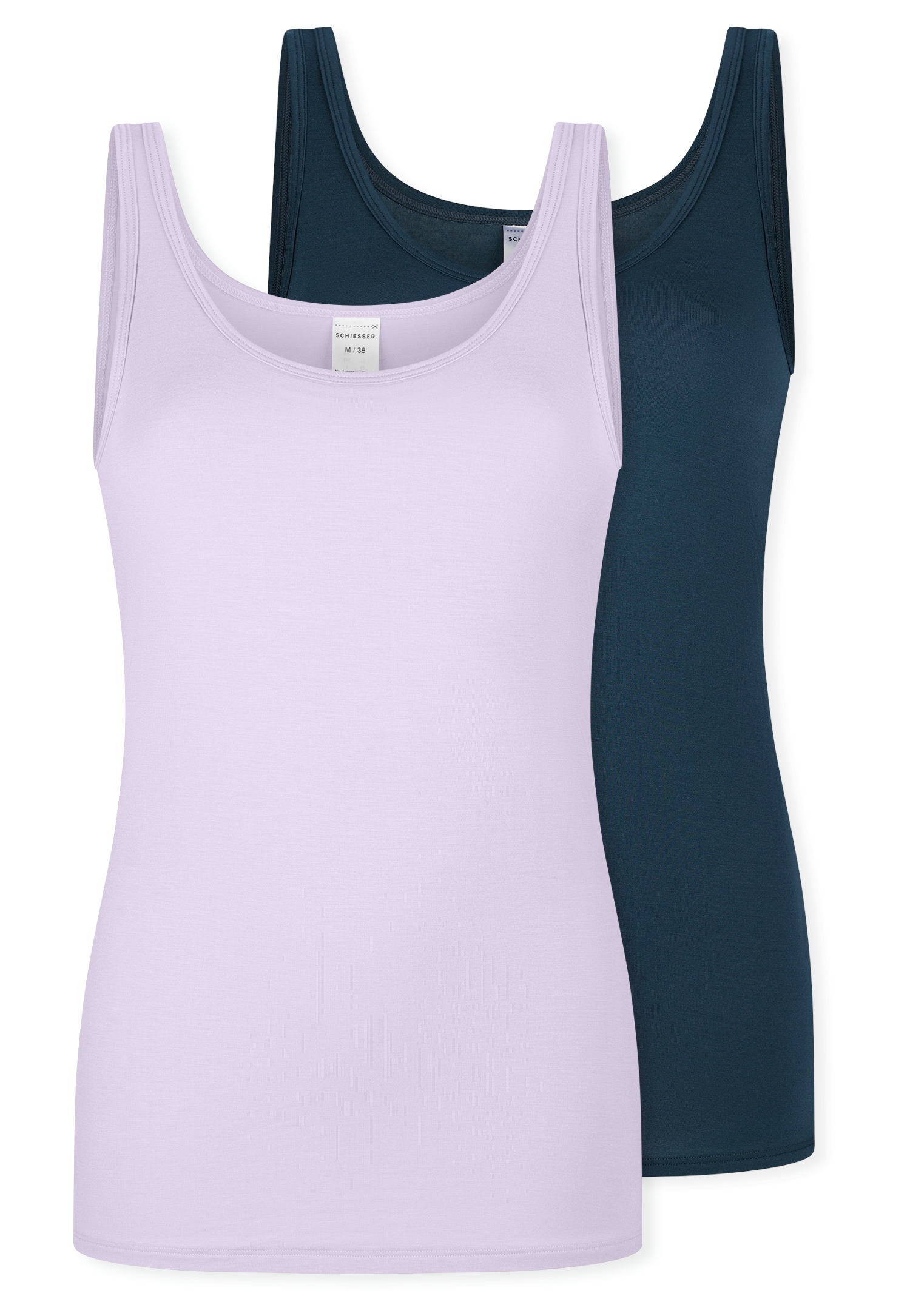 Schiesser Unterhemd "Modal Essentials" Single Jersey, temperaturausgleichend, Rundhalsausschnitt
