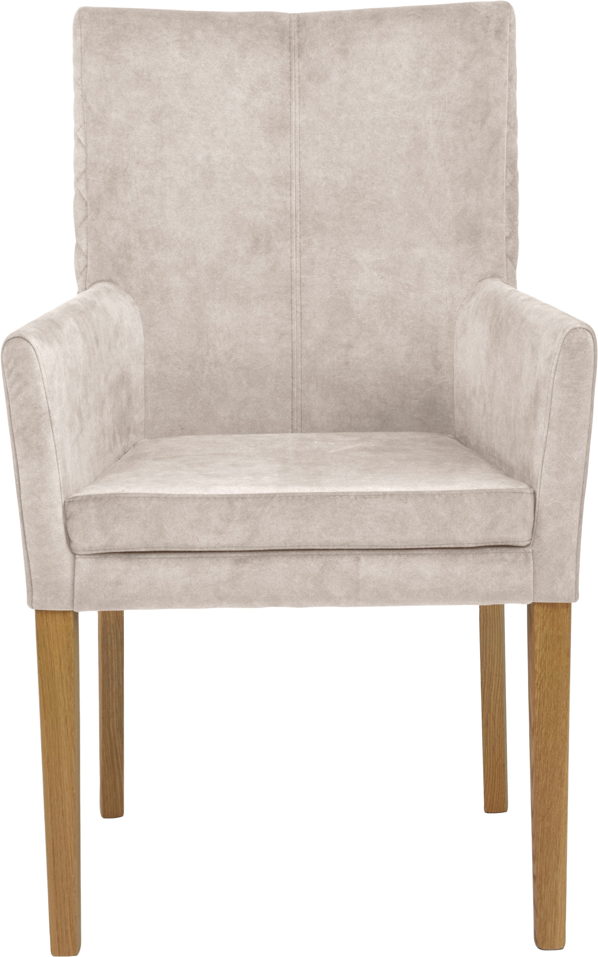 Leonique Armlehnstuhl "Vence" (Set) 1 Stk.mit Rautensteppung in der Rückenl günstig online kaufen