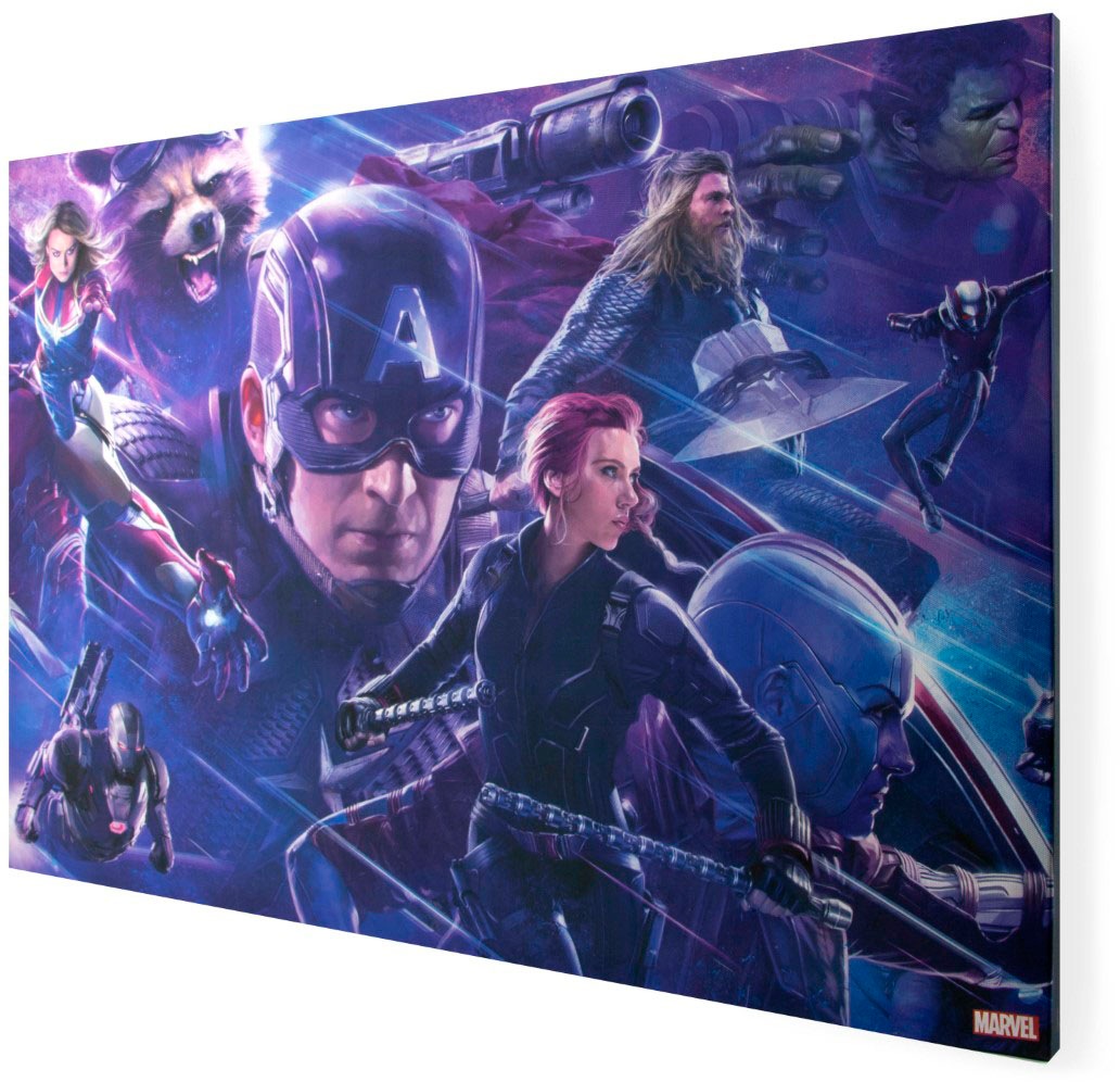 MARVEL Leinwandbild »Leinwandbild Marvel Avengers Team 70x50cm«, (Packung, 1 St.)