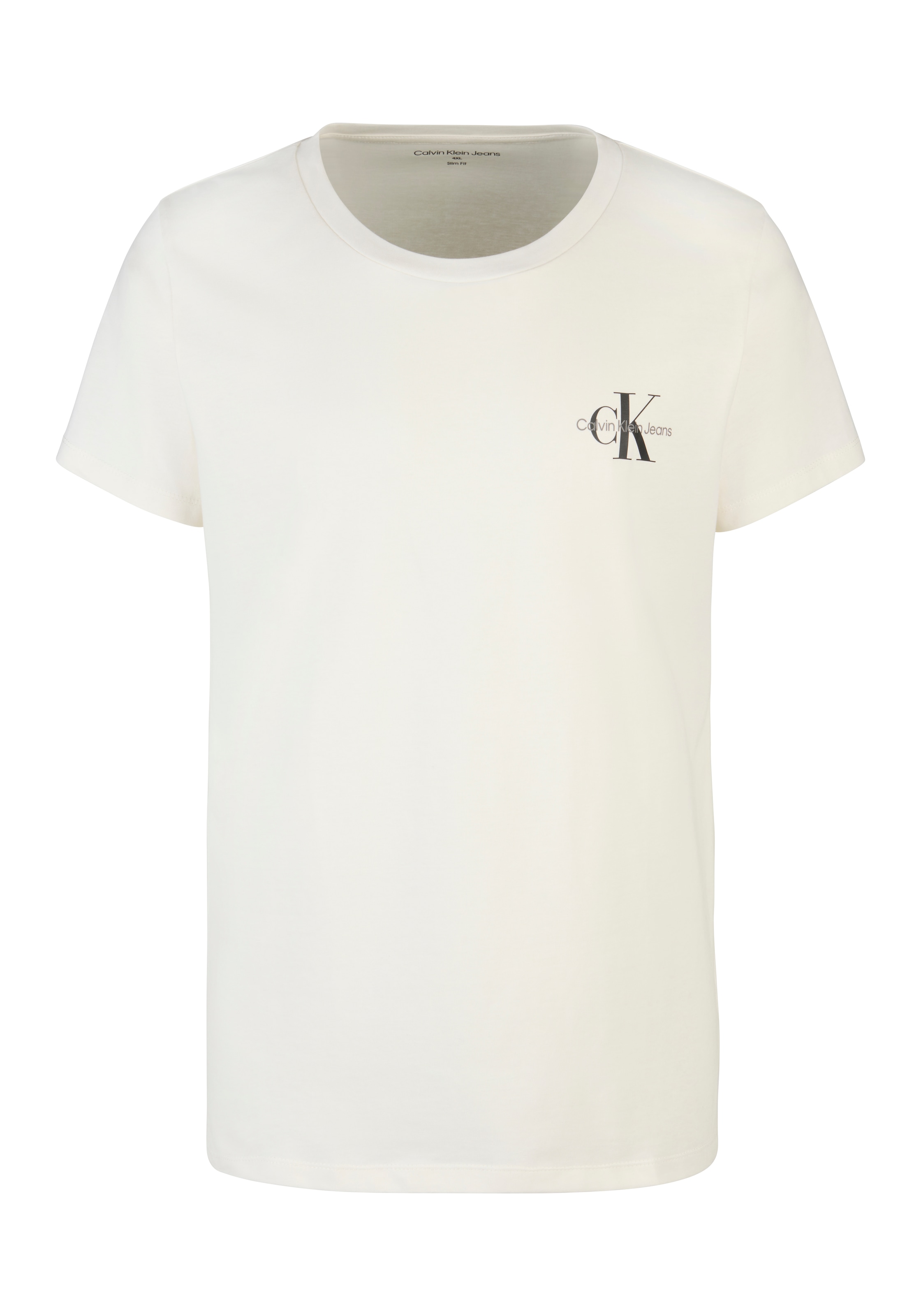 Calvin Klein Jeans Plus T-Shirt »PLUS MONOLOGO TWO PACK«, in Großen Größen mit Logodruck