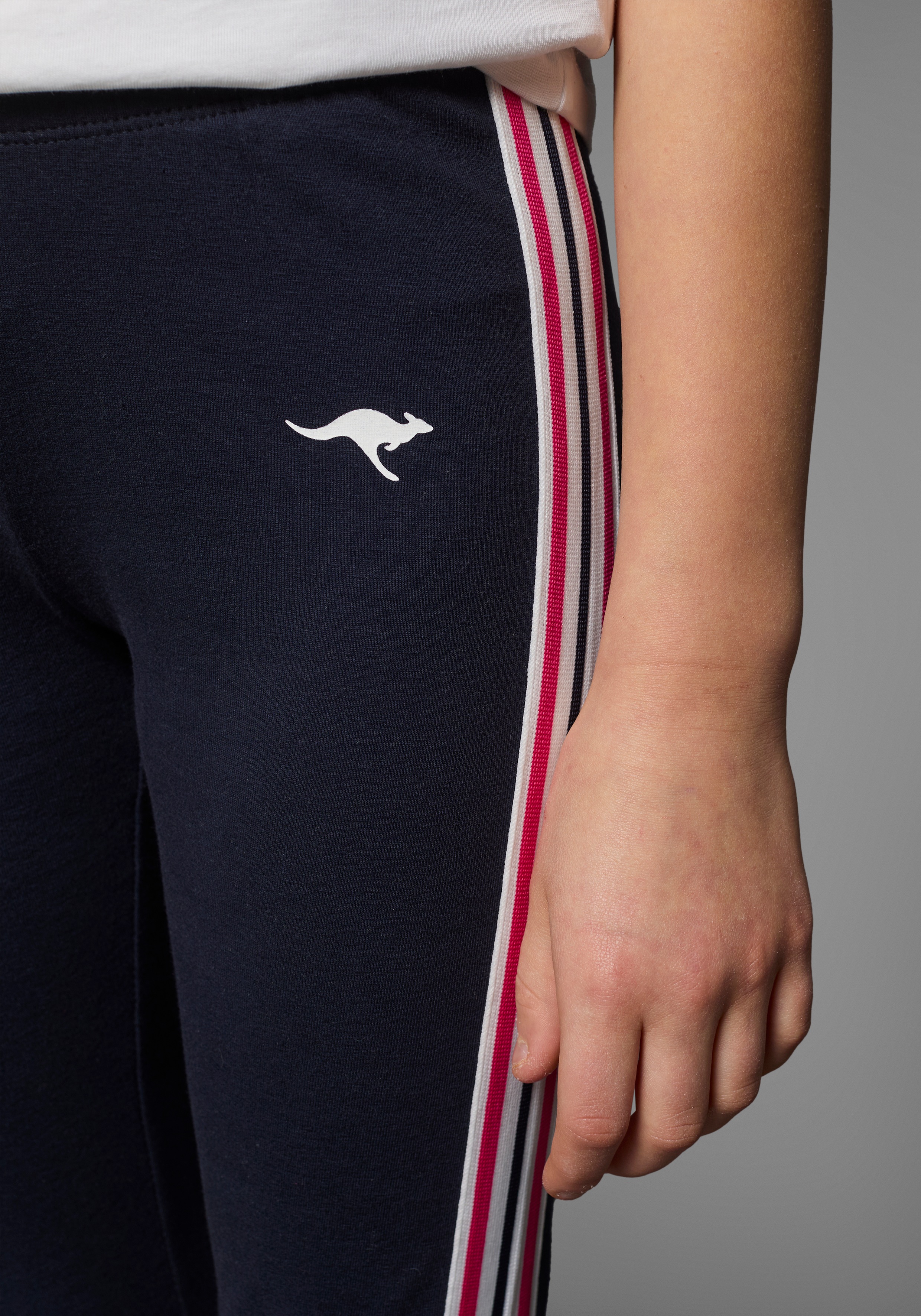 Thumbnail - KangaROOS Leggings "mit aufgesetztem Band" für Mädchen