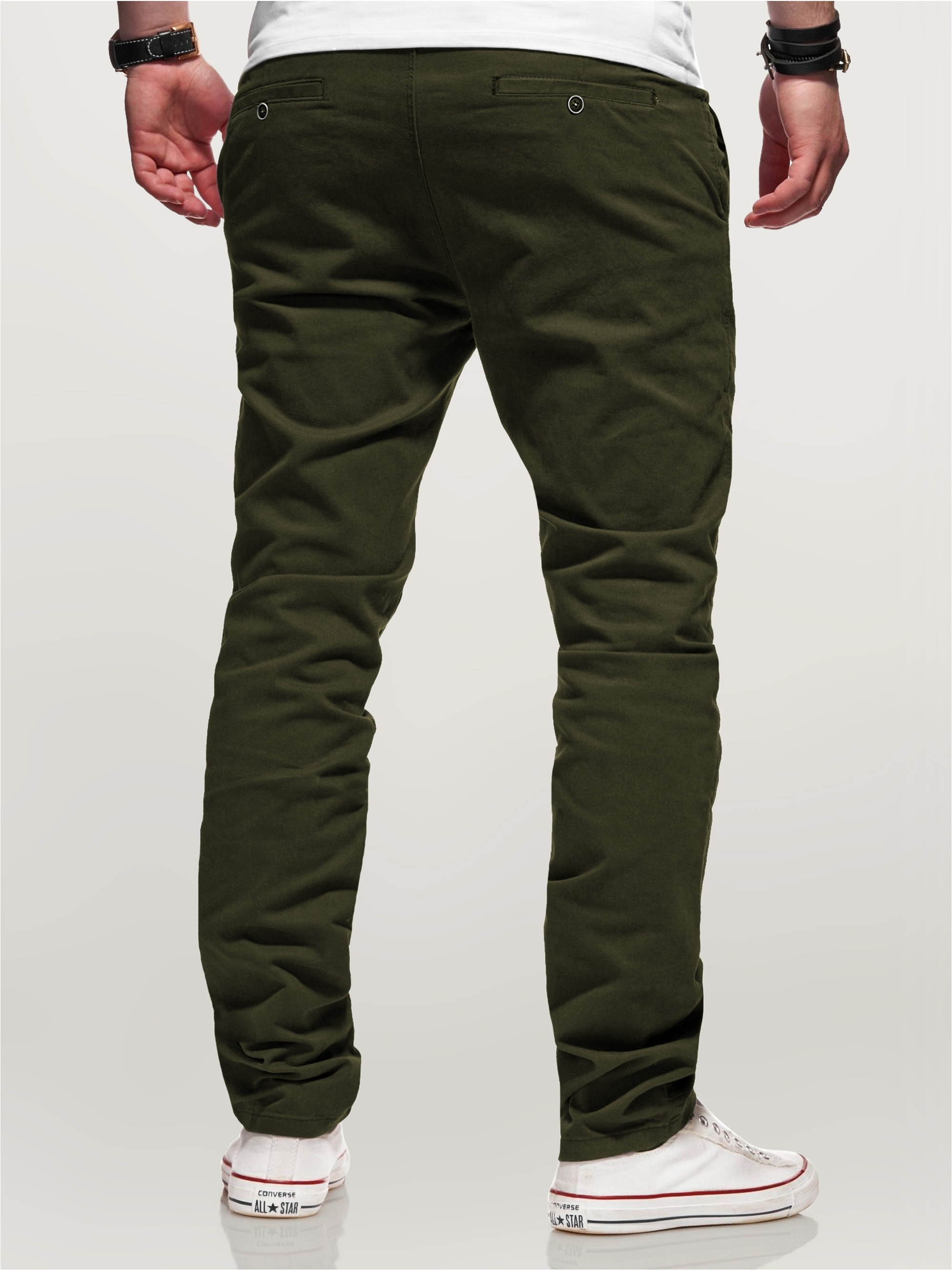 behype Chinohose »Heritage«, im Slim -Fit-Schnitt