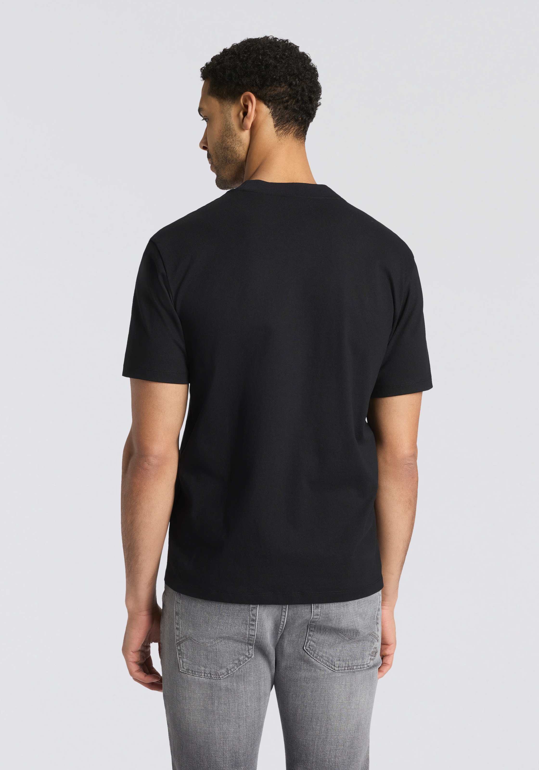 Hugo T-shirt à Manches Courtes Dapolino 10248326 01 Black L Homme 8