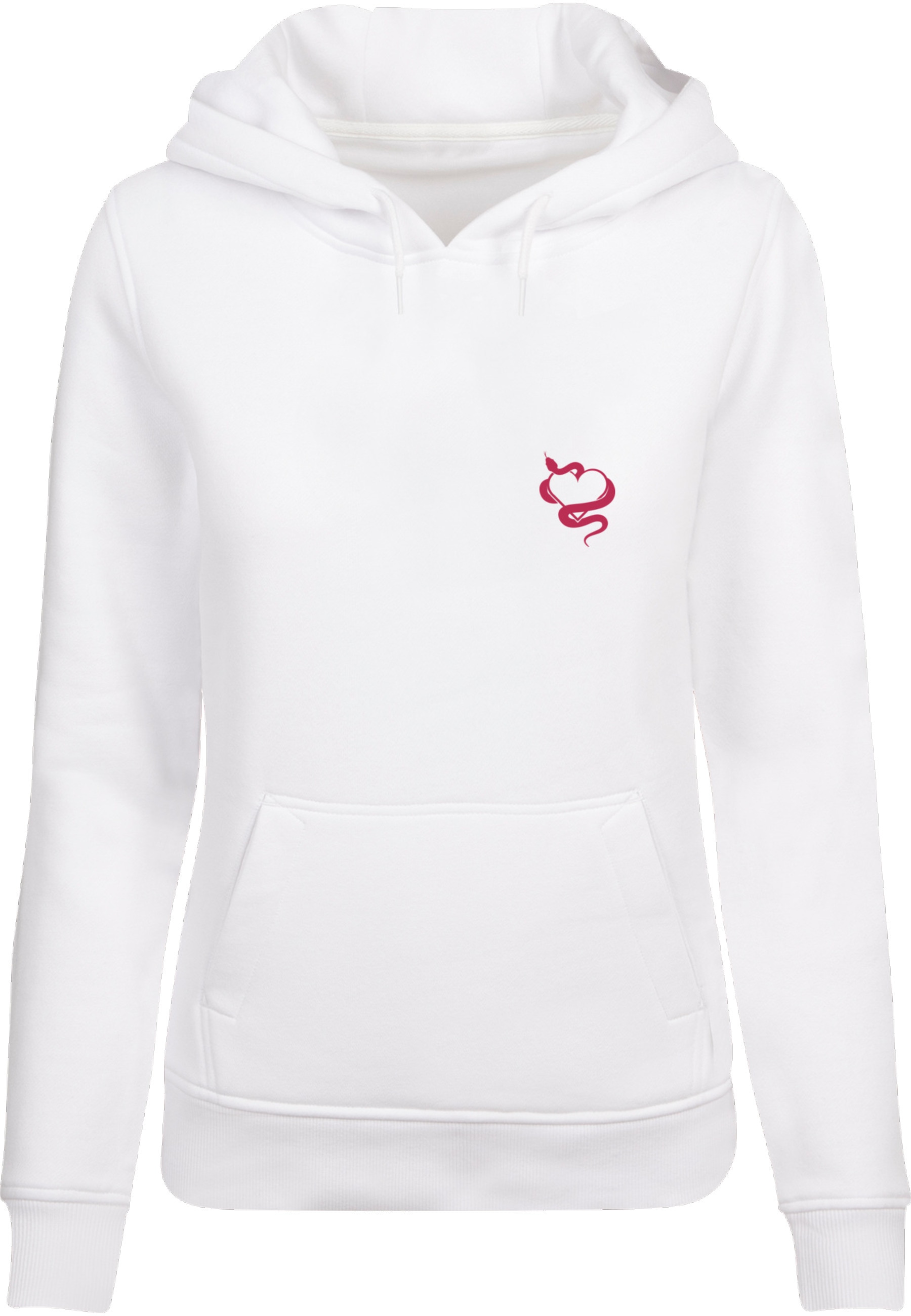 Miss Tee Kapuzensweatshirt "Miss Tee Damen Snakes Heart Hoody" günstig online kaufen