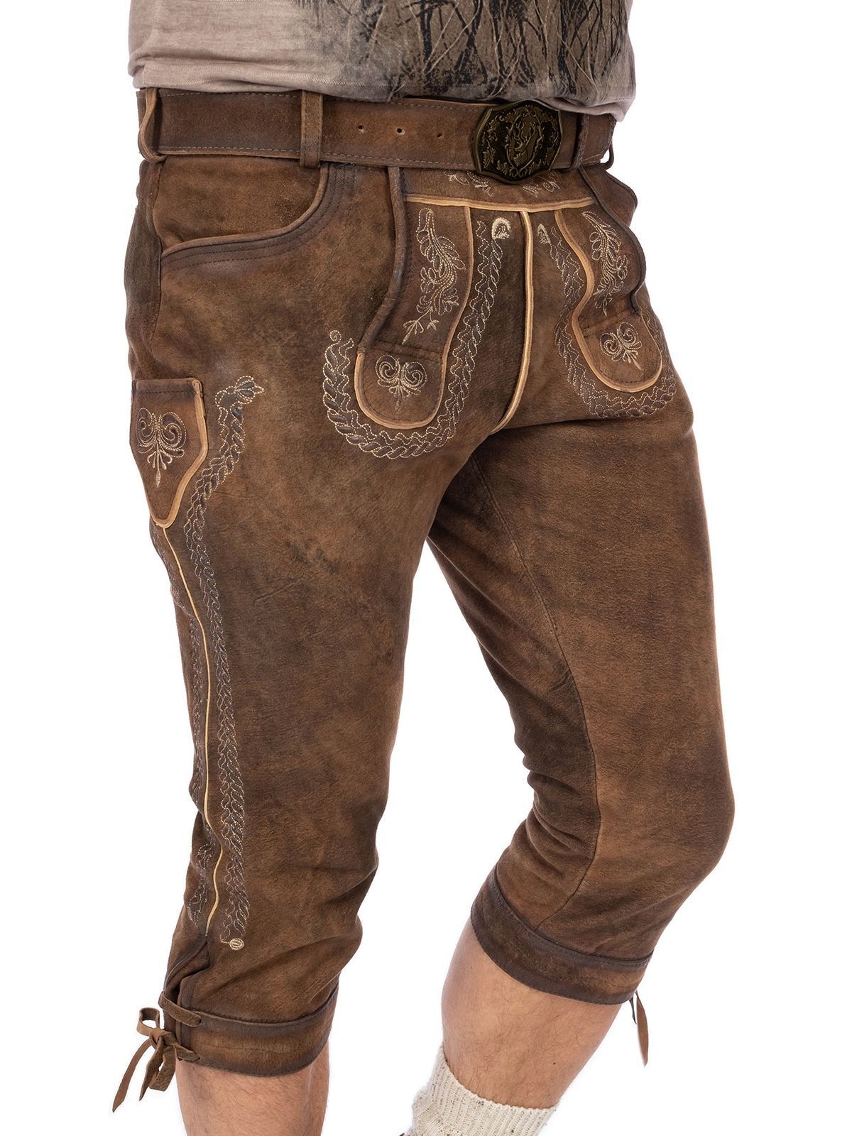 Gwandler Lederhose »Lederhose MICHELBACH-gespeckt«