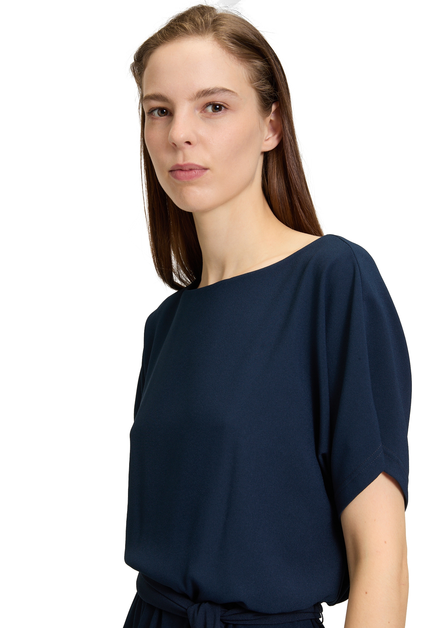 Betty&Co Jerseykleid »Betty & Co Damen Jerseykleid mit Raffung«, Schlitz