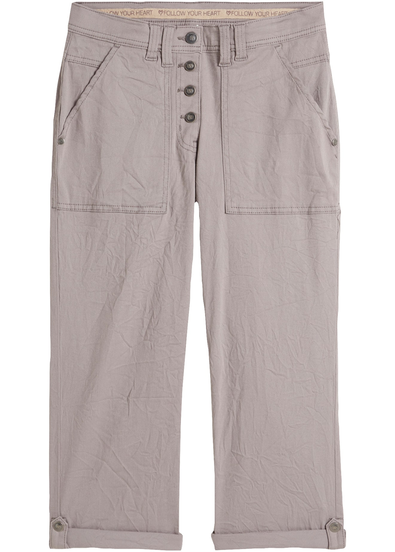 bonprix Stretch-Hose  mit Stretch-Anteil, wadenlange Länge, Regular Fit