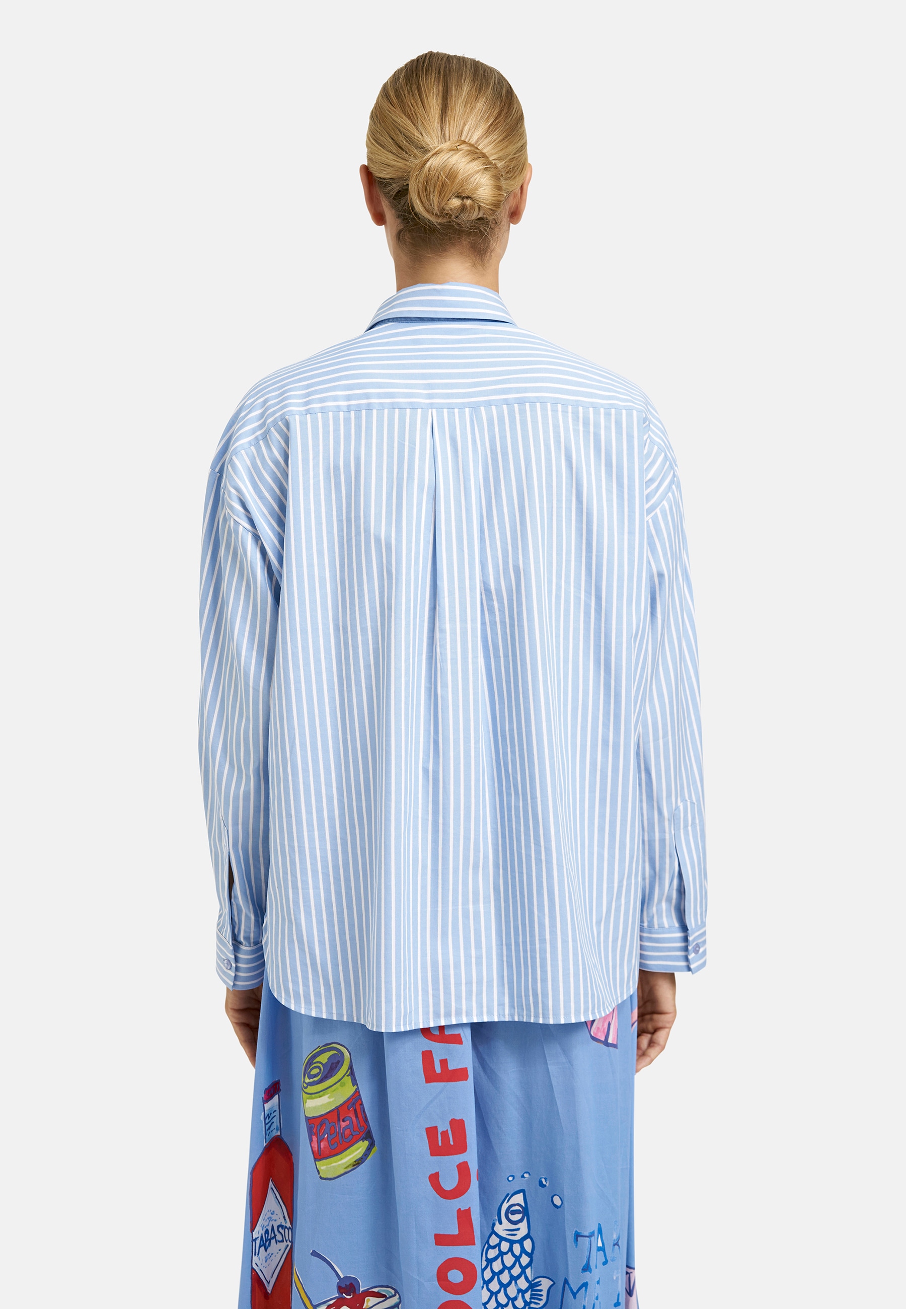 Milano Italy Langarmbluse mit Baumwolle