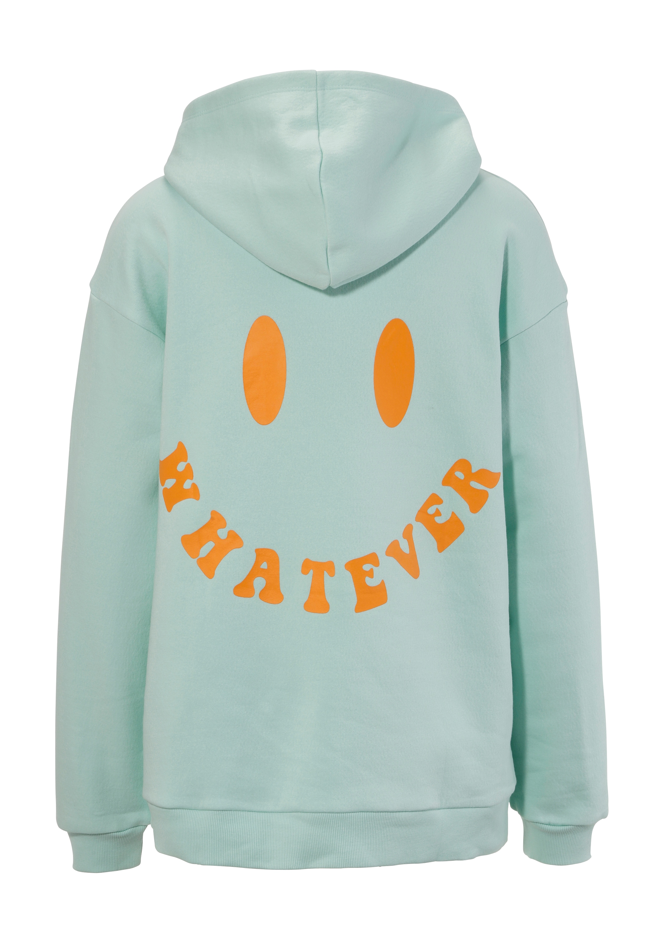 Aniston CASUAL Kapuzensweatshirt, mit Smiley im Rücken - NEUE KOLLEKTION