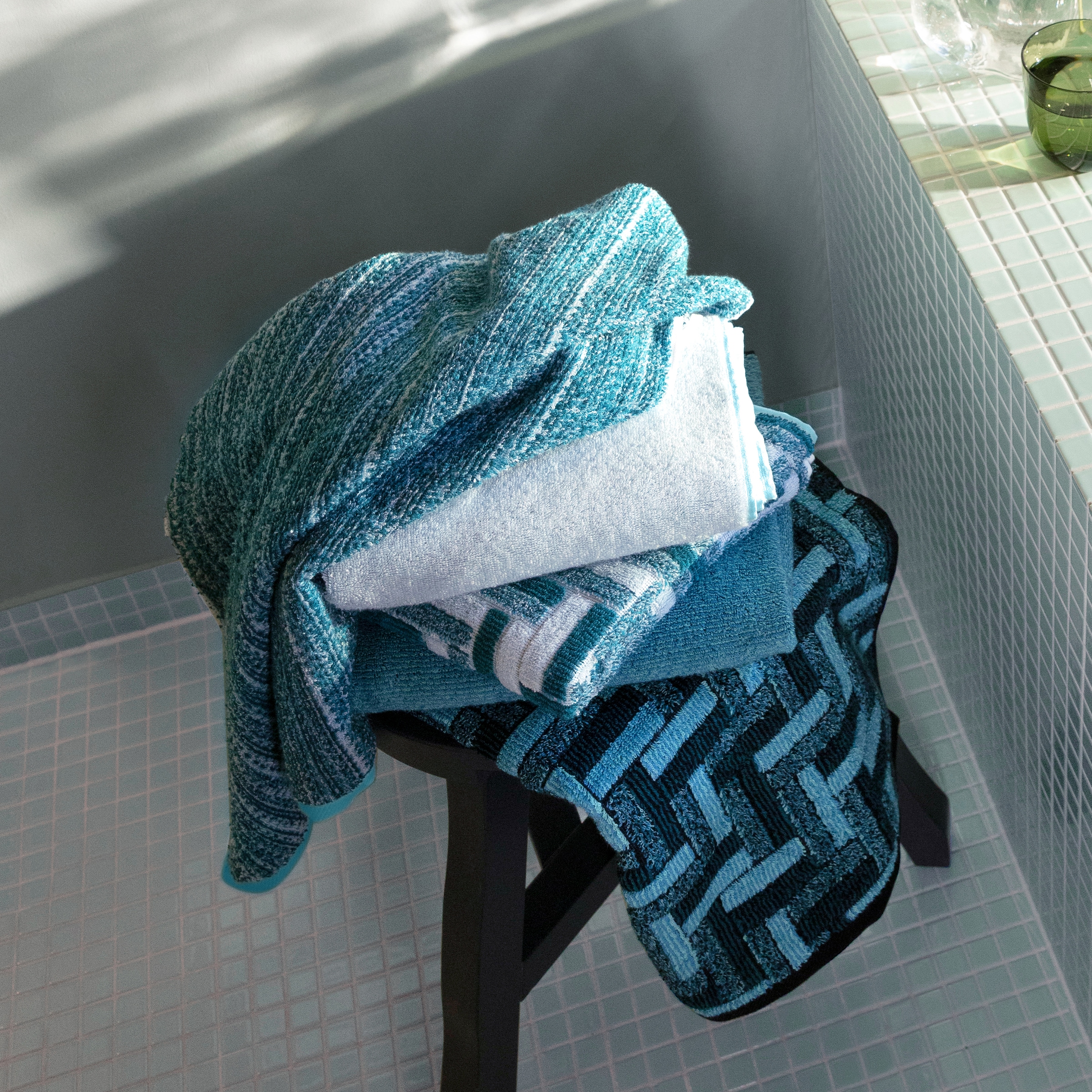 Möve Badetücher »Tide«, (1 St.), im Jacquard-Design