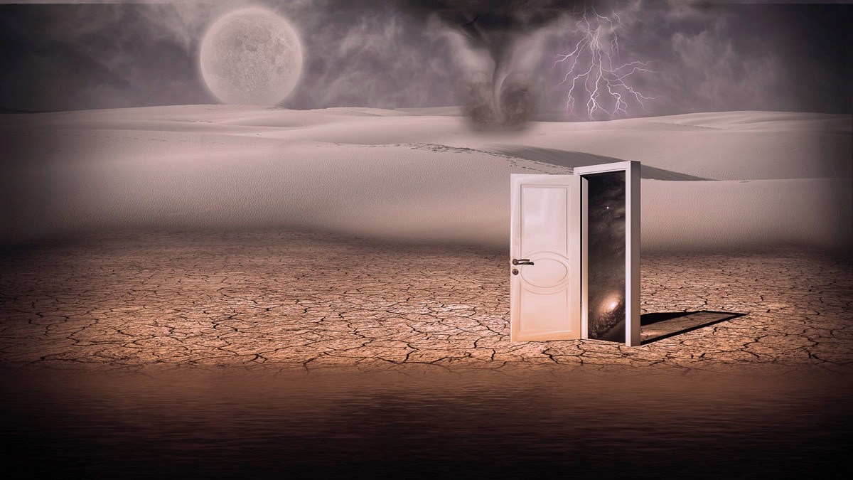 Papermoon Fototapete »Portal zu einer anderen Welt«