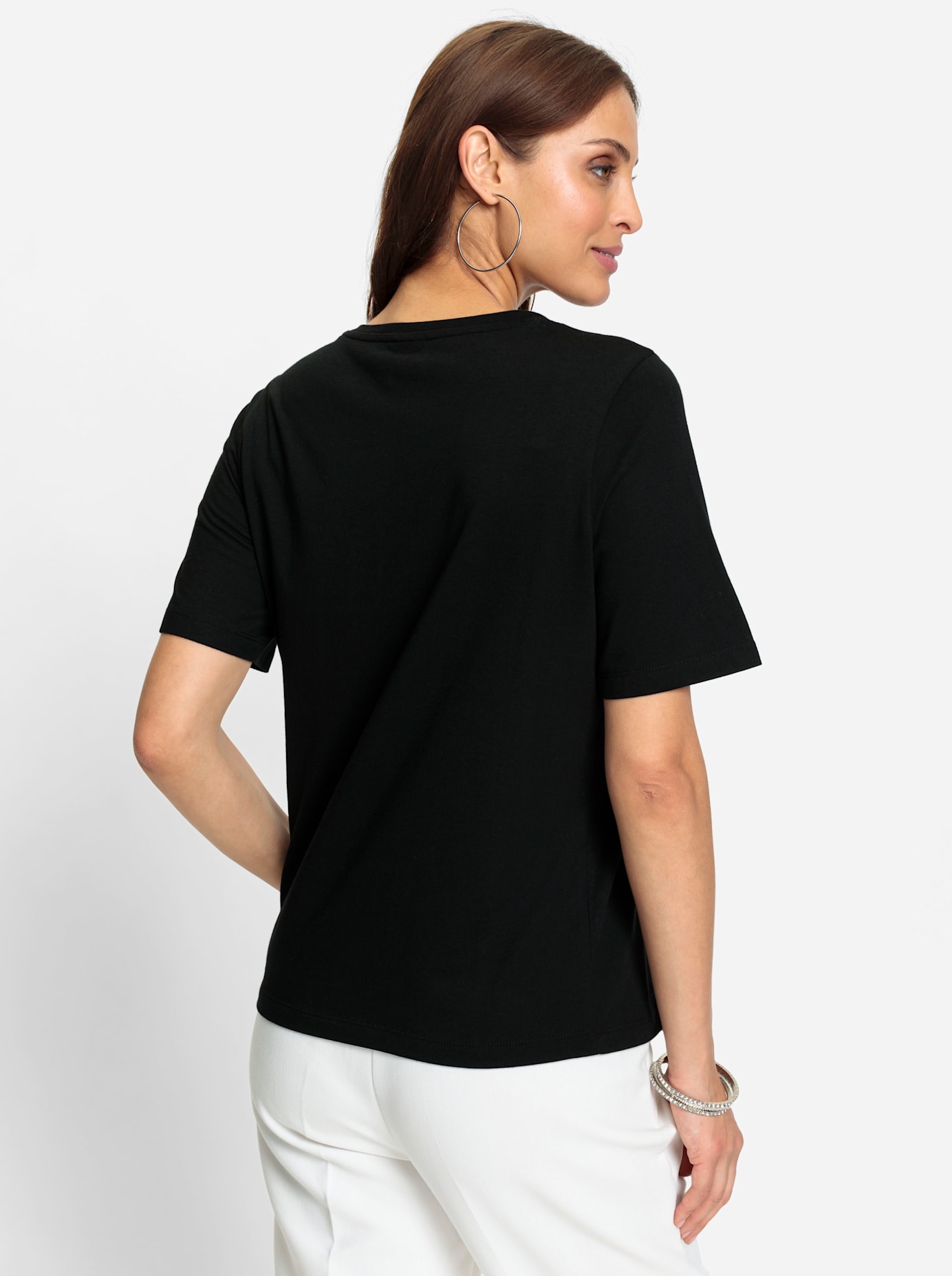 Thumbnail - Lady Rundhalsshirt "Kurzarm-Shirt", (1 tlg.)