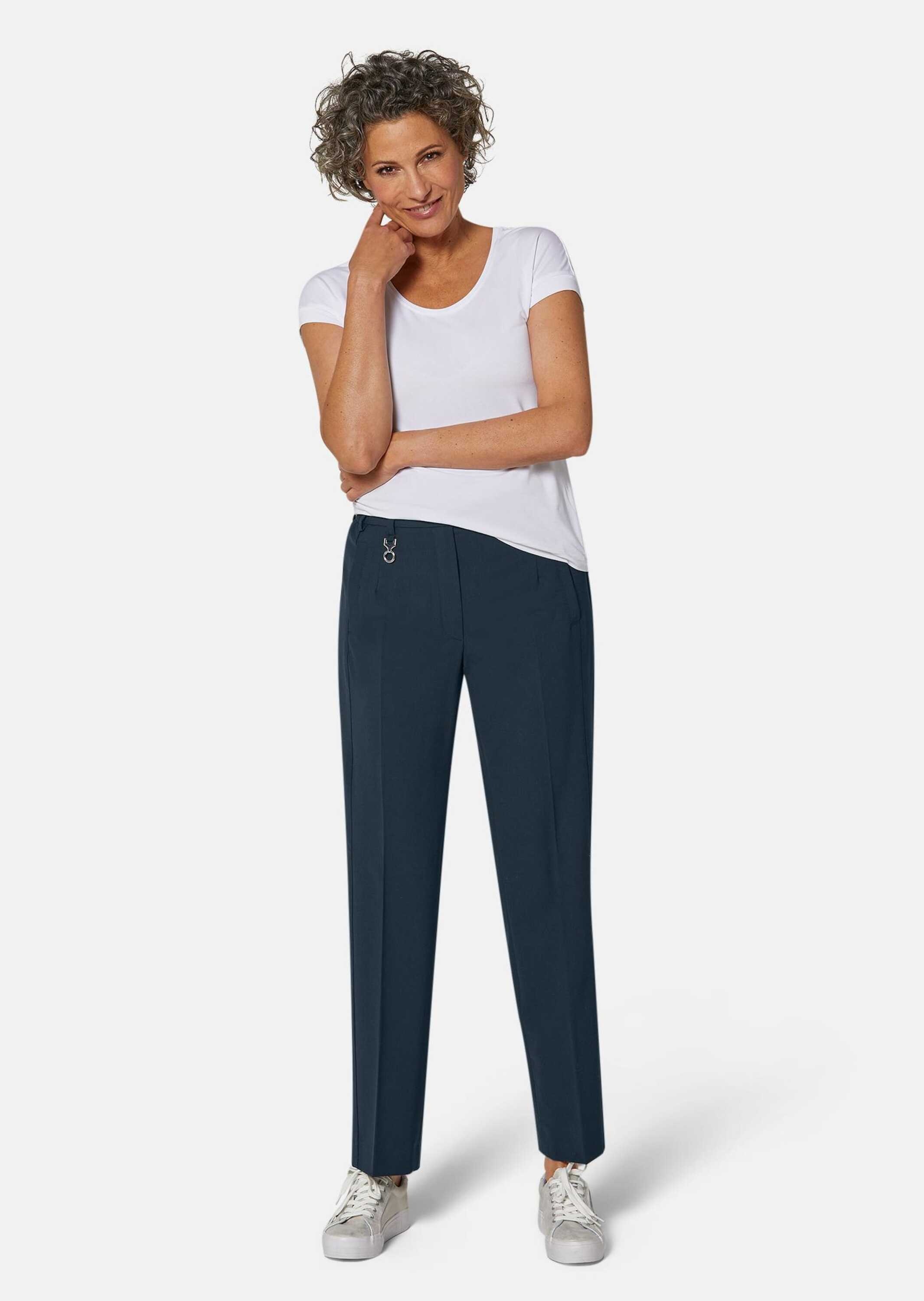 GOLDNER Stoffhose »Trevira-Schurwollhose CARLA«