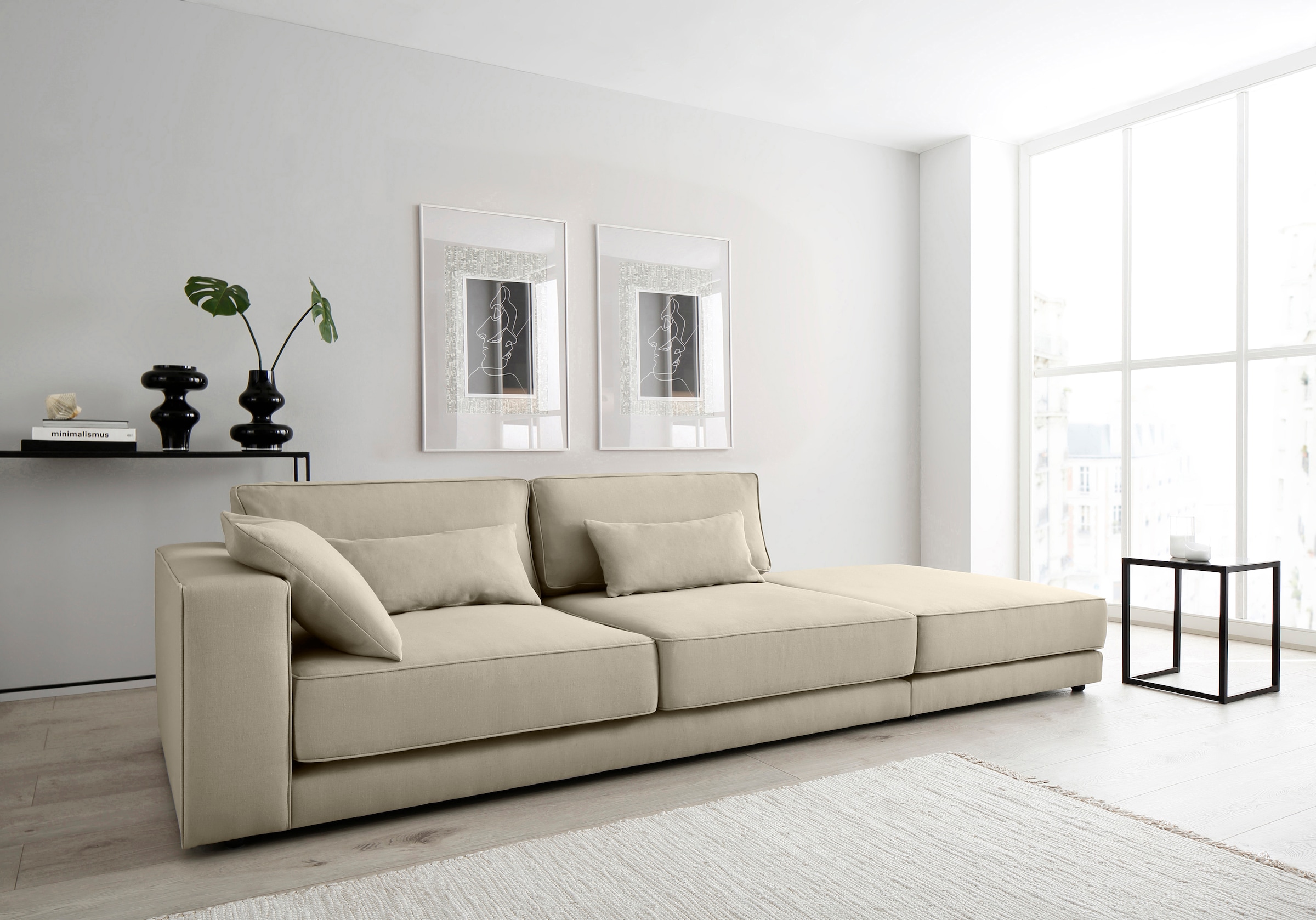 OTTO products Ottomane "Grenette", Modulsofa, im Baumwoll-/Leinenmix oder a günstig online kaufen