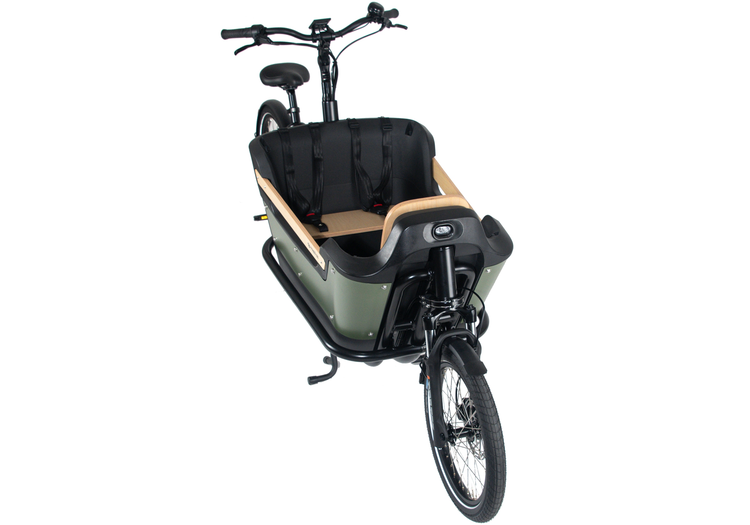 Royal Cargo Bikes »Cargo 2W Premium Plus Long 17,5Ah / 630 Wh 20 / 26 Zoll grün« 0 Gang ENVIOLO NuVinci Schaltwerk Nabenschaltung Mittelmotor 250 W