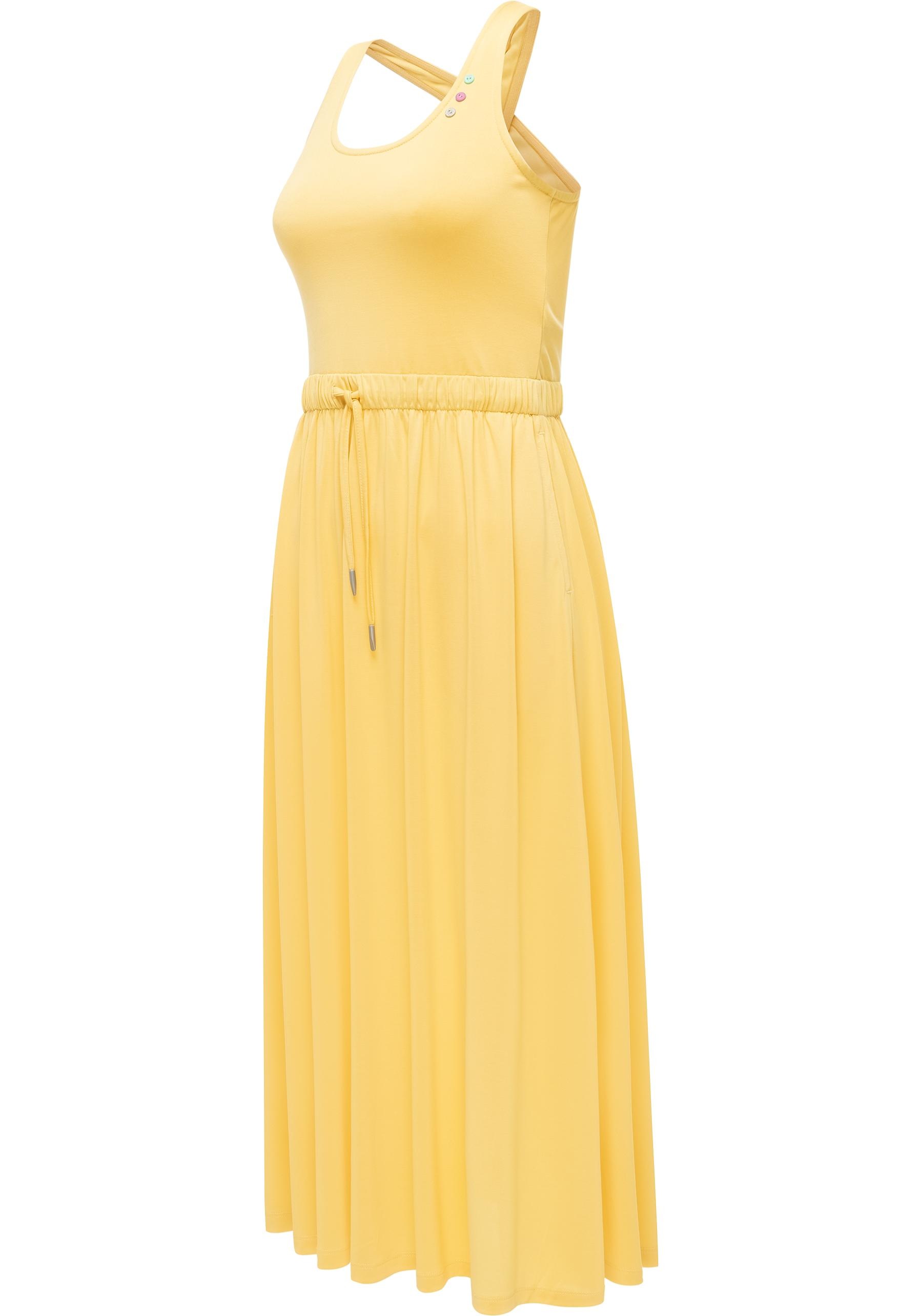 Ragwear Shirtkleid »Mauglia YOUMODO« Eingrifftaschen Sommerkleid mit Trägern und Taillenzugband