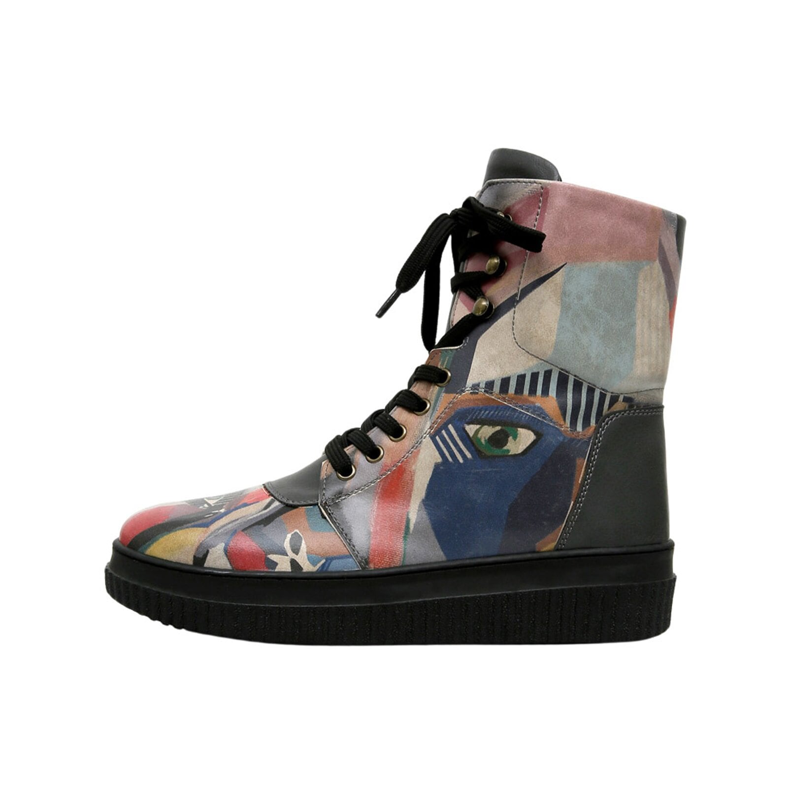 DOGO "Future High Top Boots You Are Never Alone Damen Stiefeletten" Handgefertigt