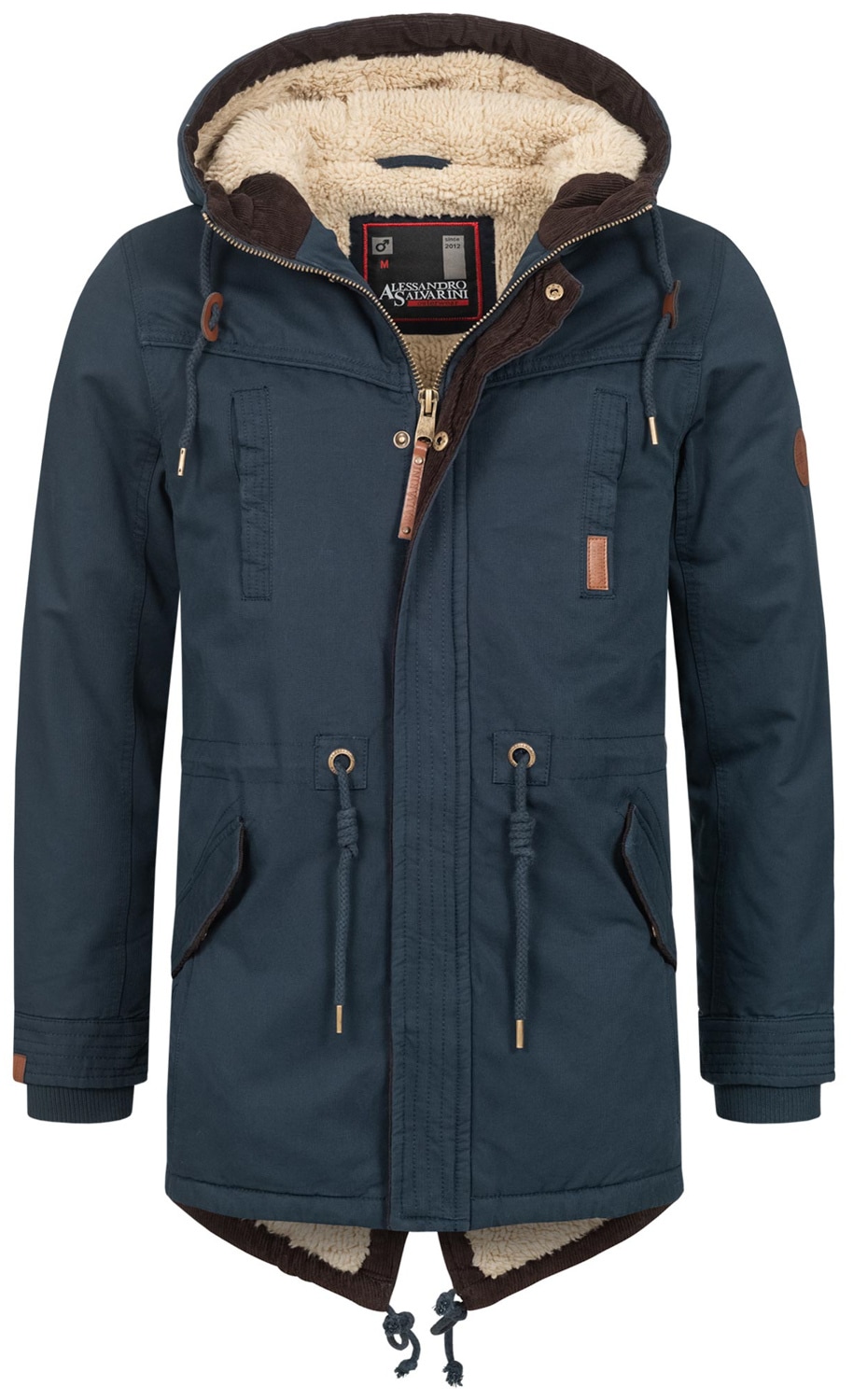 Alessandro Salvarini Winterjacke »ASMenara«, mit warmem Teddyfell