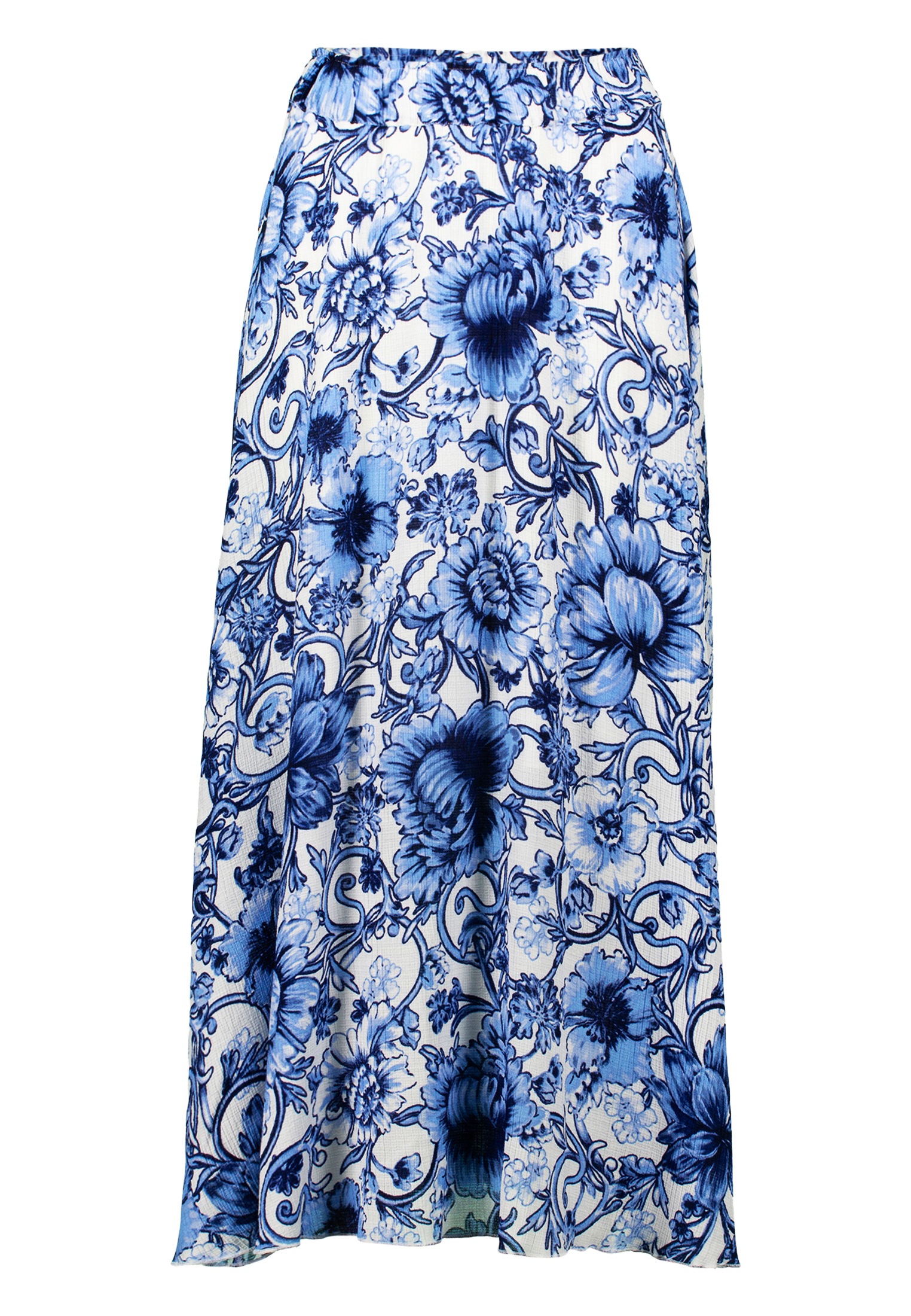 Zero Maxirock "zero Damen Maxirock mit Blumenmuster", Falten günstig online kaufen