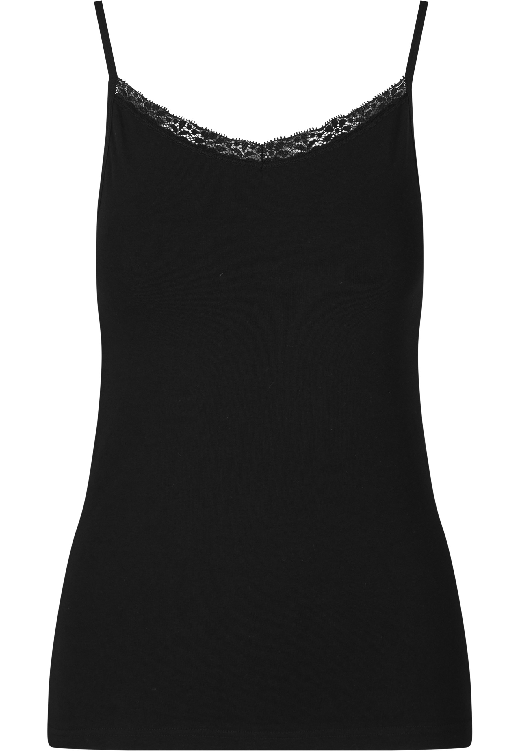 URBAN CLASSICS Muskelshirt »Urban Classics Ladies Basic Tank Top Cotton Lace 2-Pack« 1 Stk.