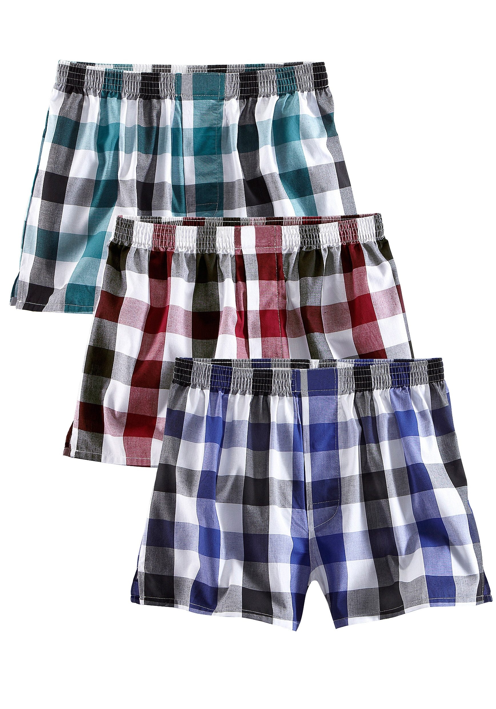 le jogger® Boxer »Boxershorts für Jungen«, (Packung, 3 St.), lässiger Style in bequemer Passform