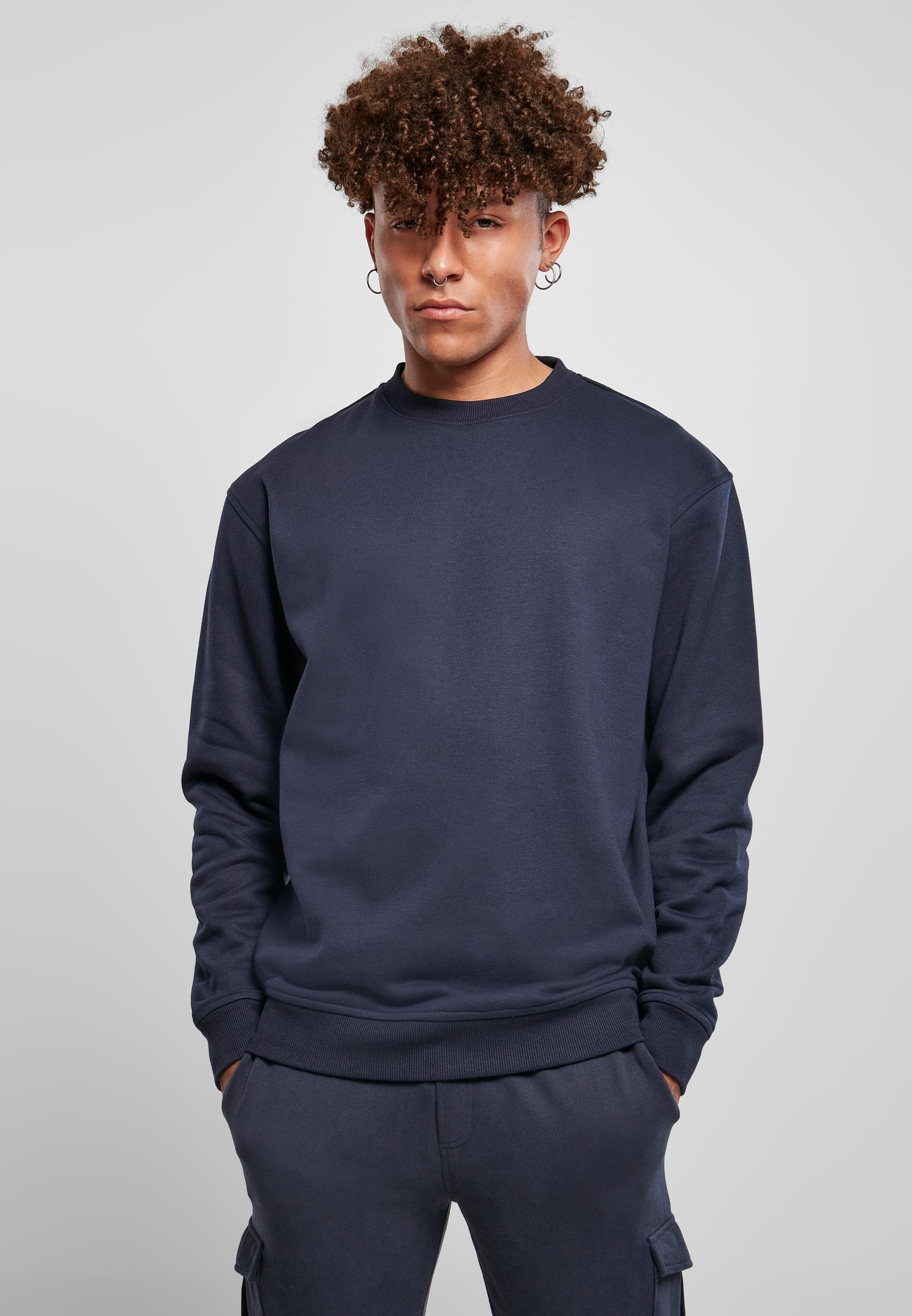 URBAN CLASSICS Rundhalspullover »Urban Classics Herren Crewneck Sweatshirt«, (1 tlg.)