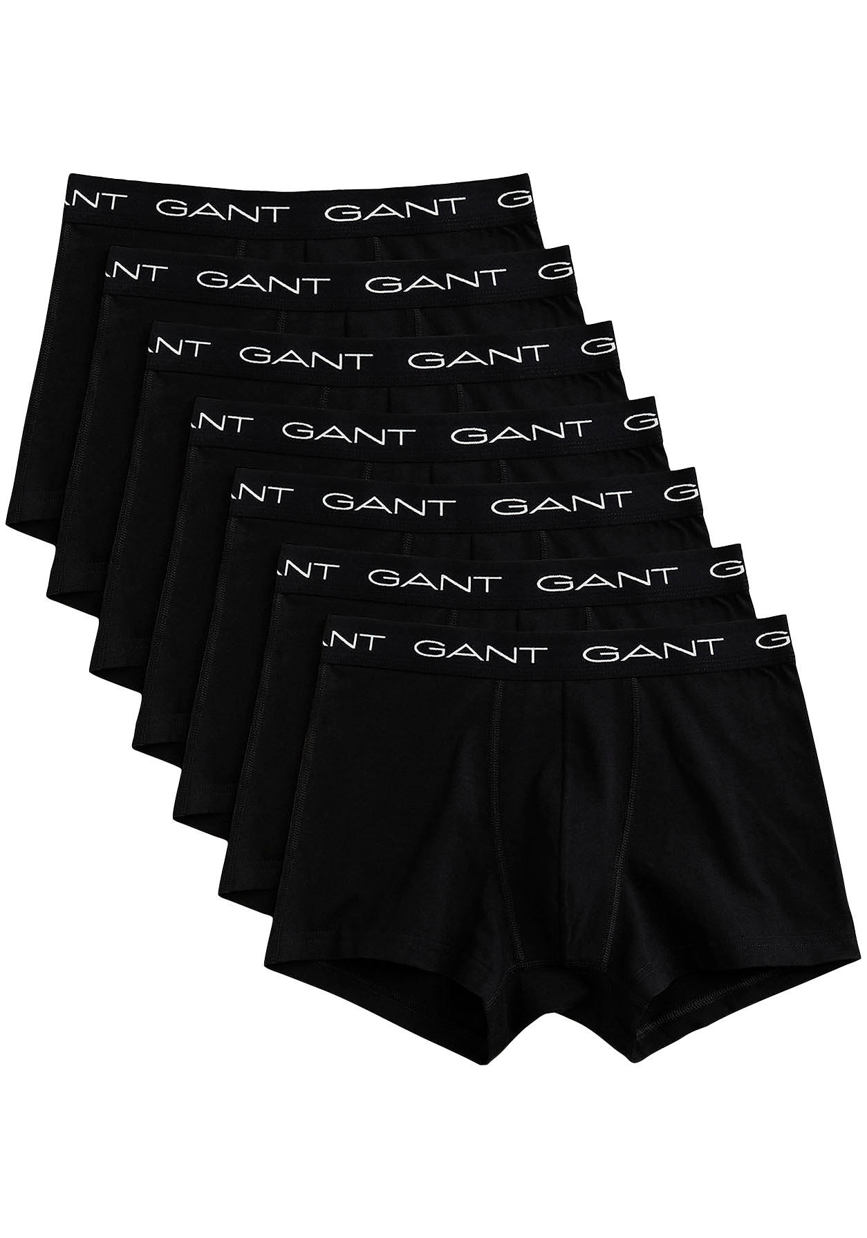 Gant Boxershorts "TRUNK 7-PACK", (Packung, 7 St., 7), mit elastischem Logobund