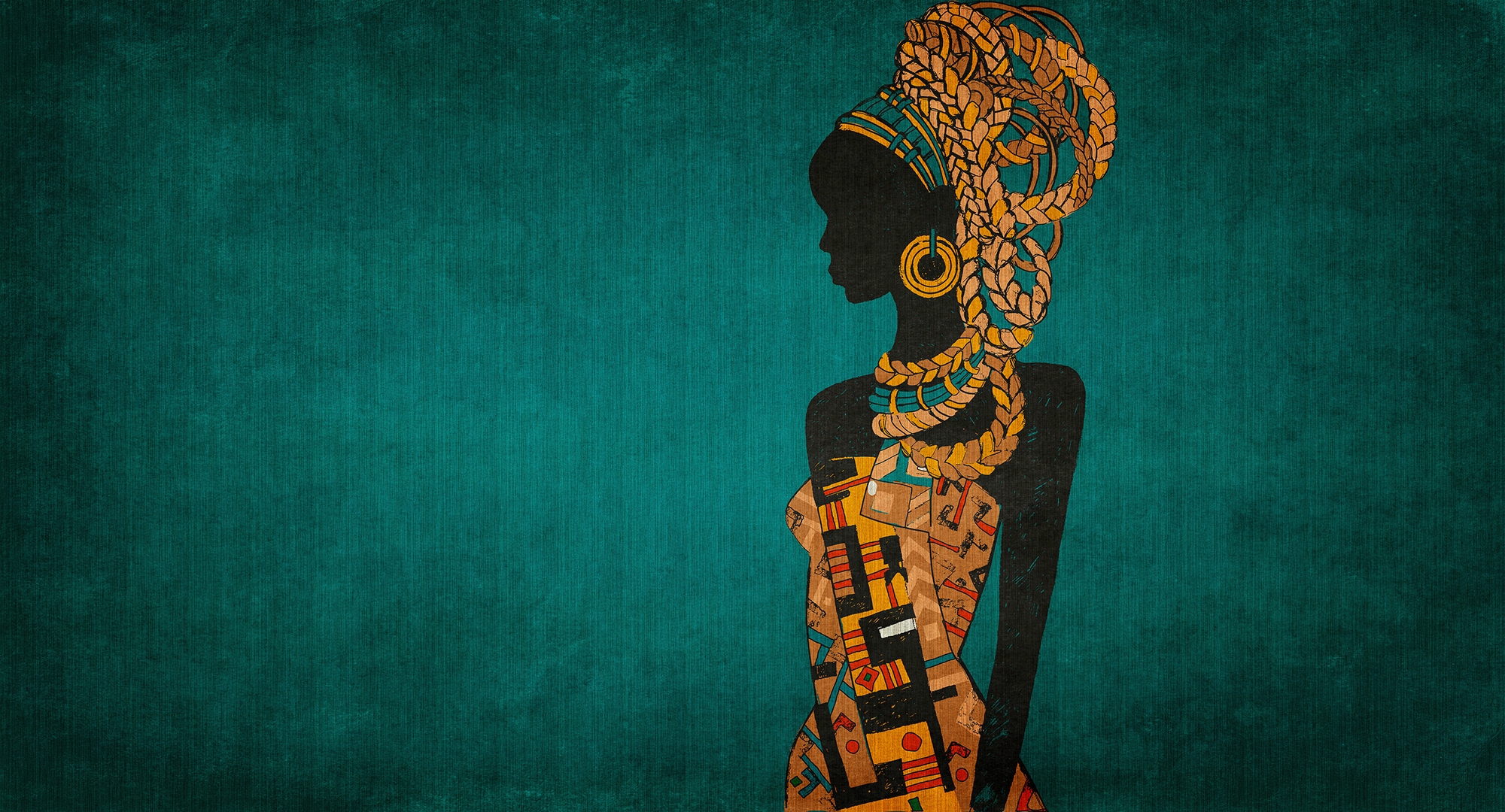 living walls Fototapete "Walls by Patel Nairobi" glatt Vlies, Wand günstig online kaufen