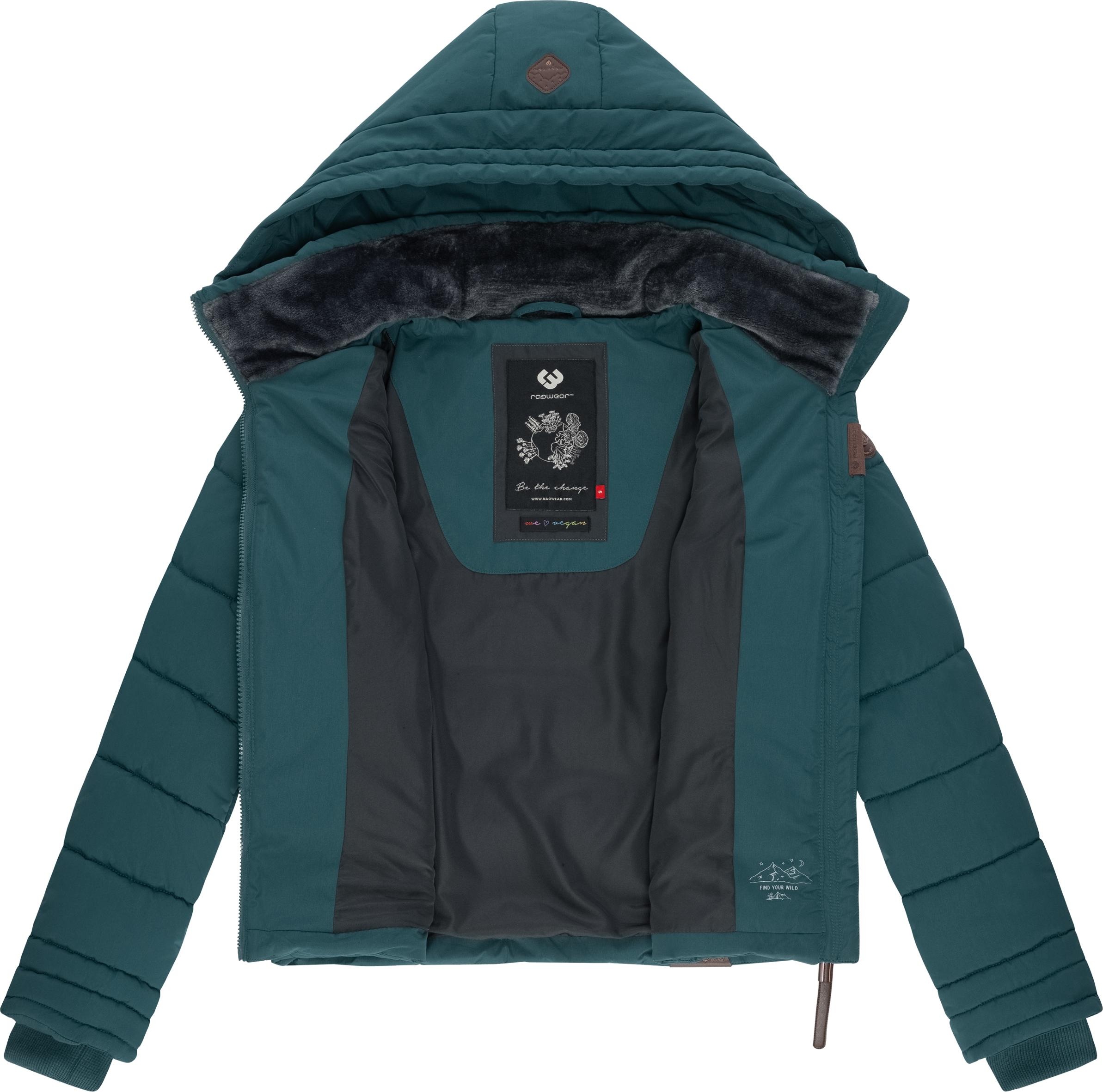 Ragwear Steppjacke »Novva«, mit Kapuze, Kapuzenjacke aus Polyester mit Steppung