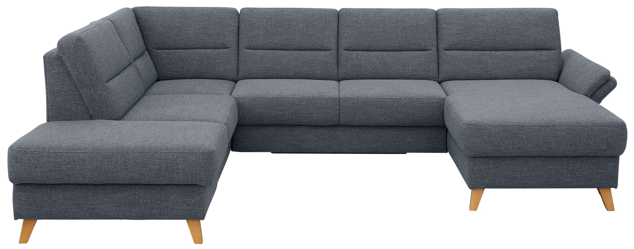 Home affaire Wohnlandschaft "Westerland U-Form" Federkern, wahlweise Bettfu günstig online kaufen