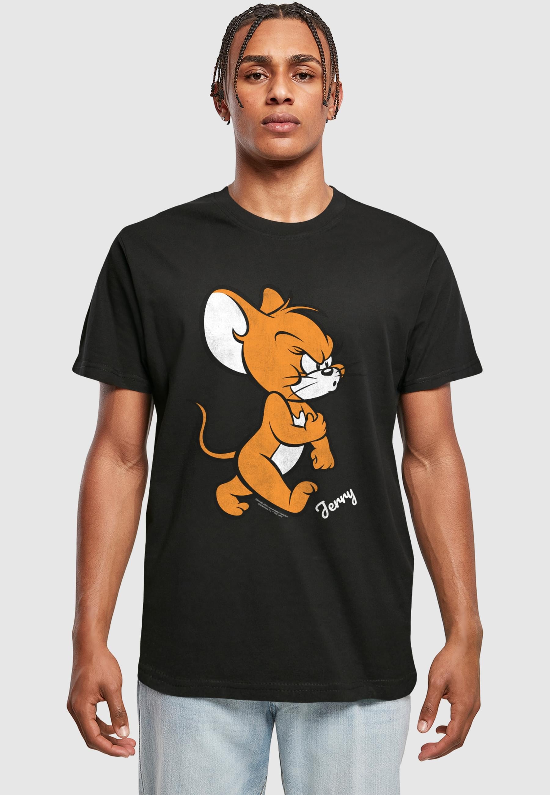 Merchcode T-Shirt »Merchcode Herren Tom & Jerry - Angry Mouse T-Shirt«, (1 tlg.)