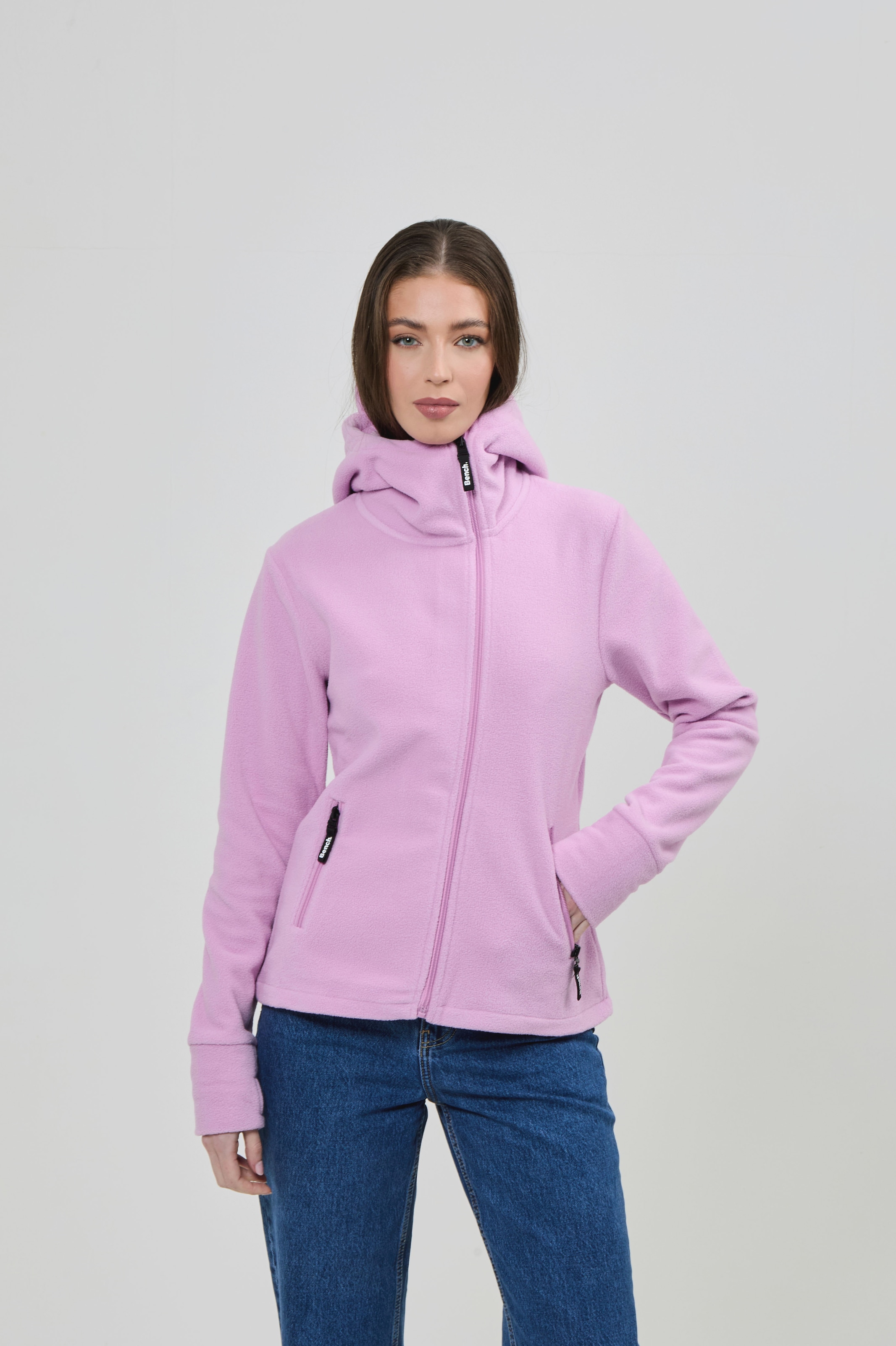 Bench. Fleecejacke "NINJA" mitKapuze günstig online kaufen