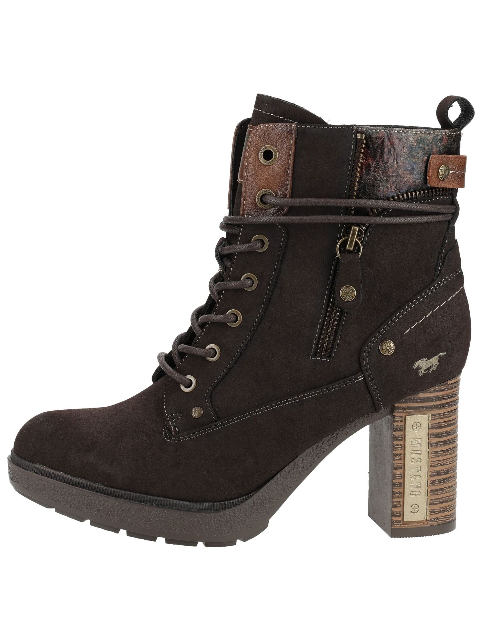 Mustang Shoes High-Heel-Stiefelette »Mustang Shoes Stiefelette Lederimitat«