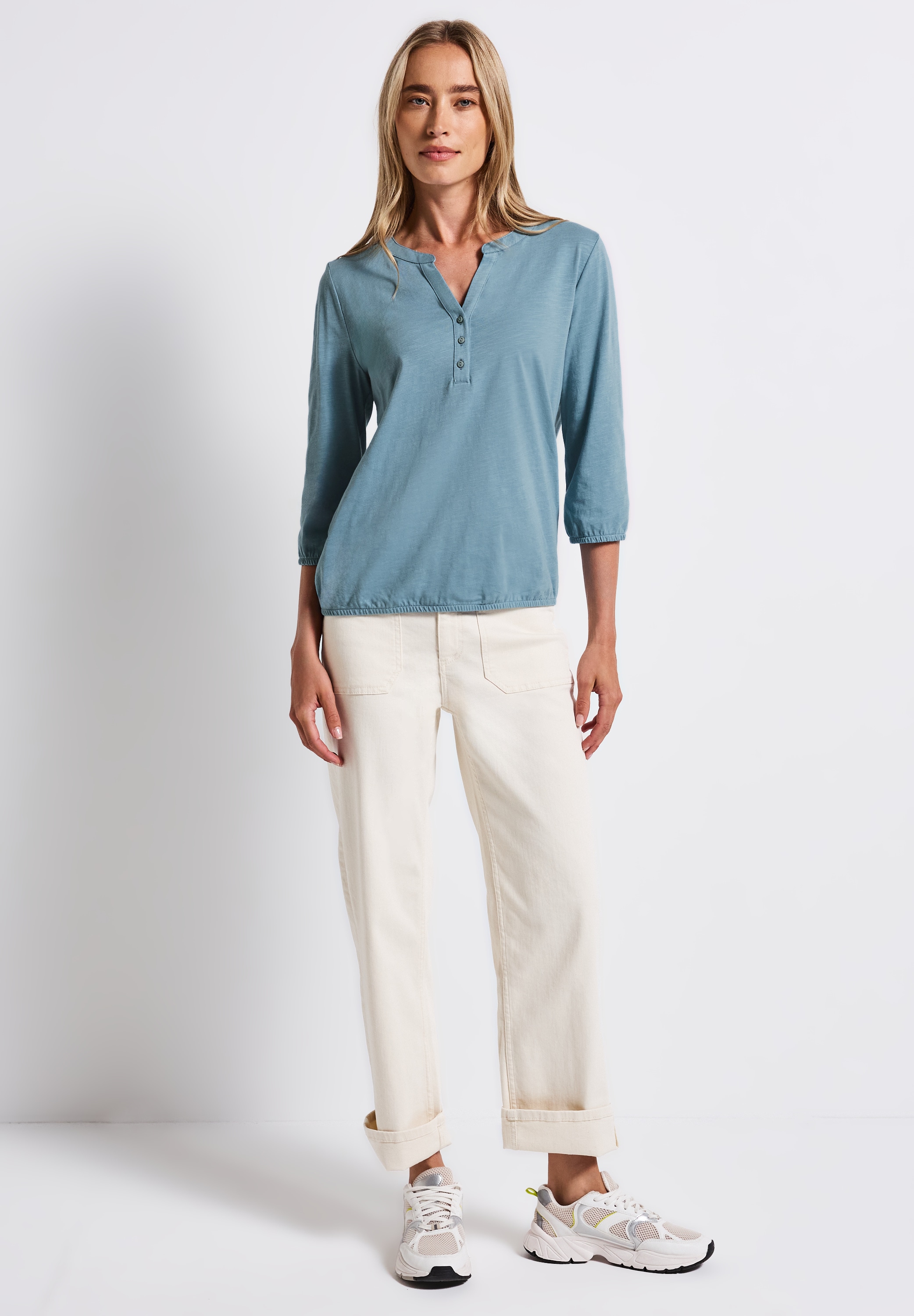 STREET ONE Tunikashirt, aus reiner Baumwolle