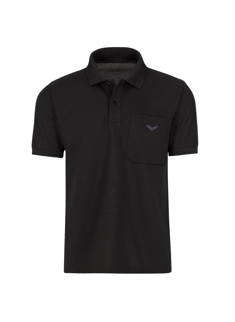 Trigema Poloshirt »TRIGEMA Polohemd mit Brusttasche«, (1 tlg.)