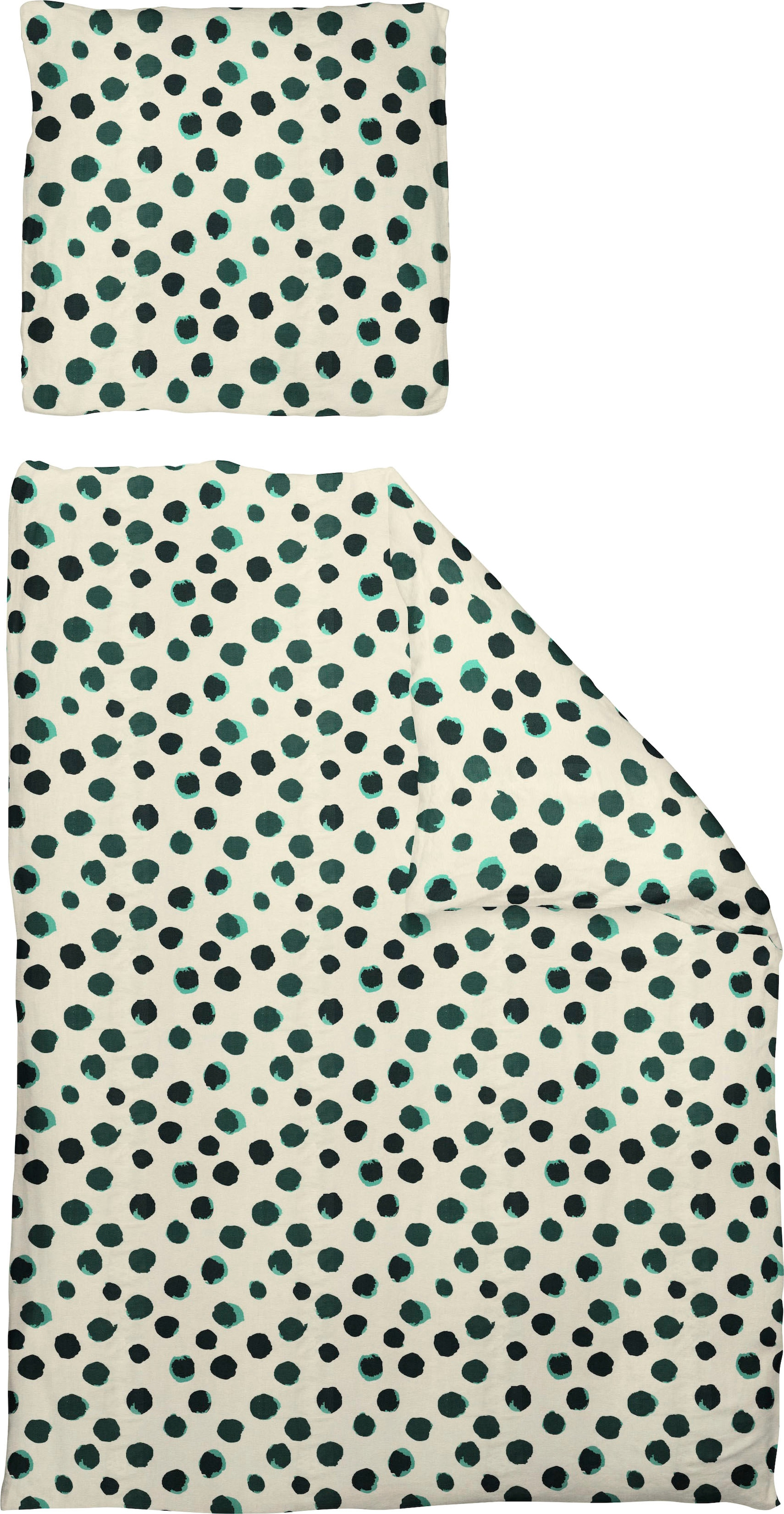 Adam Bettwäsche "Leinenbettwäsche Dots" 2 Stk. aus 73% Leinen & 27% Bio-Baumwolle, 2 teilig - Leinenbettwäsche