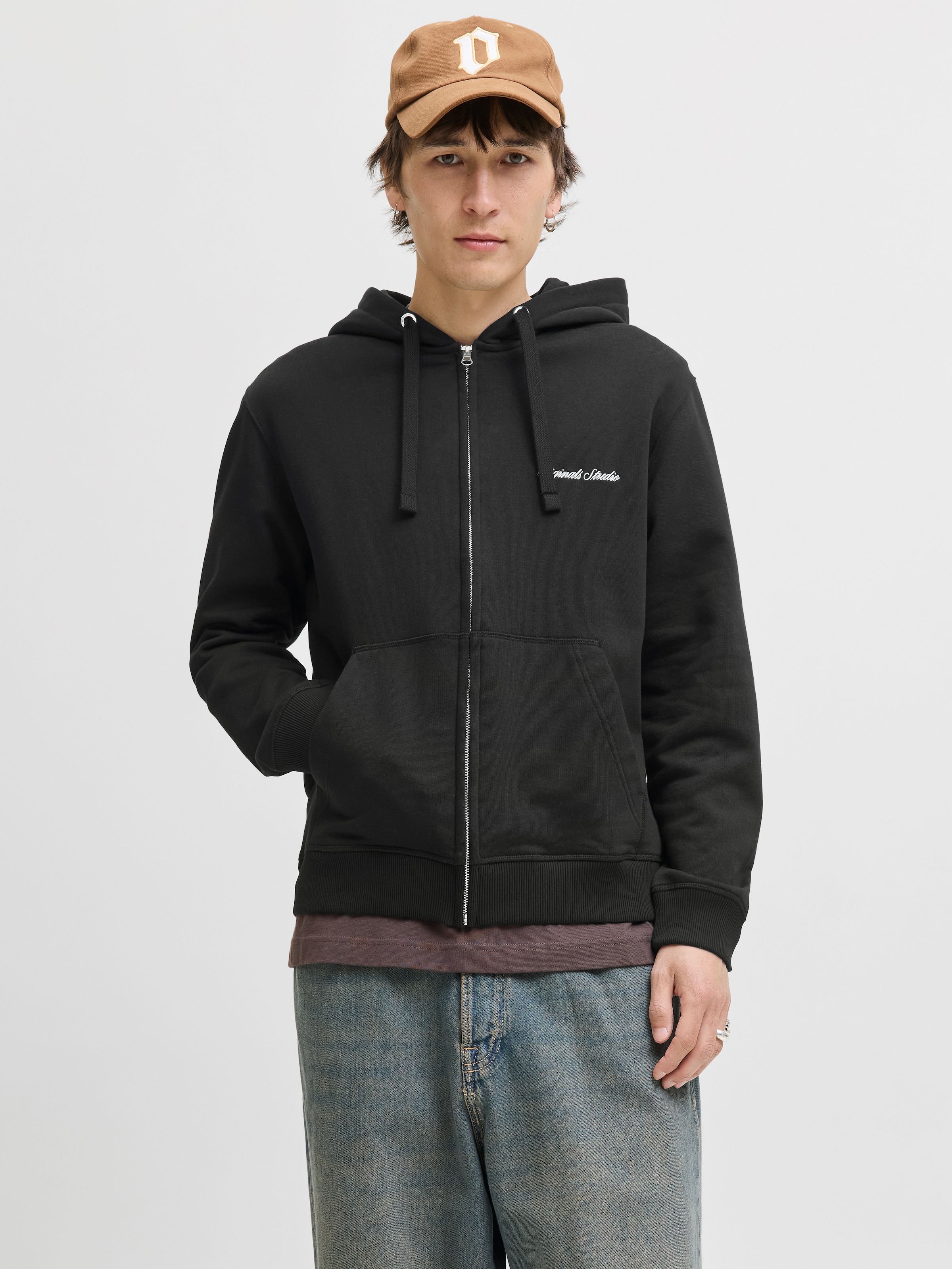 Jack & Jones Kapuzensweatshirt "JORNORREBRO EMB SWEAT ZIP HOOD NOOS" günstig online kaufen
