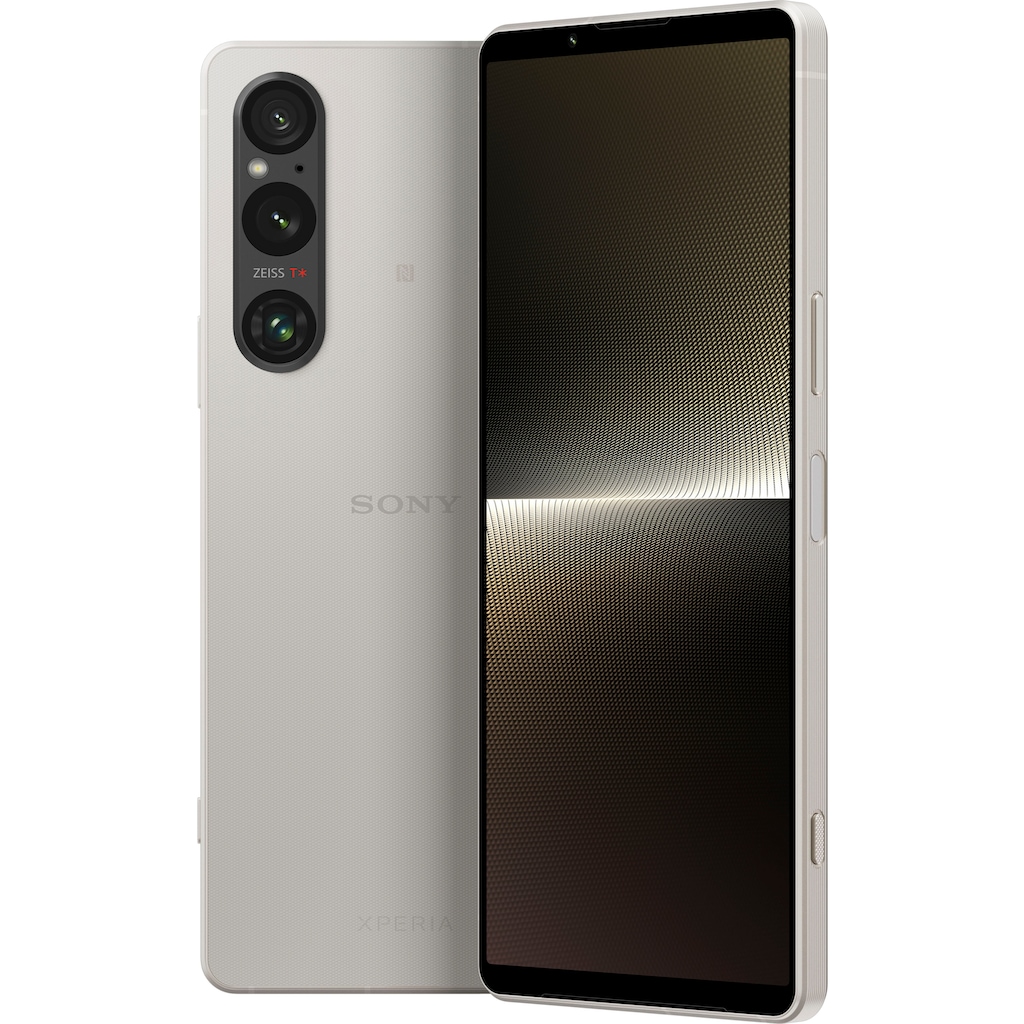 Sony Smartphone »XPERIA 1V«, Platin-Silber, 16,5 cm/6,5 Zoll, 256 GB Speicherplatz, 52 MP Kamera