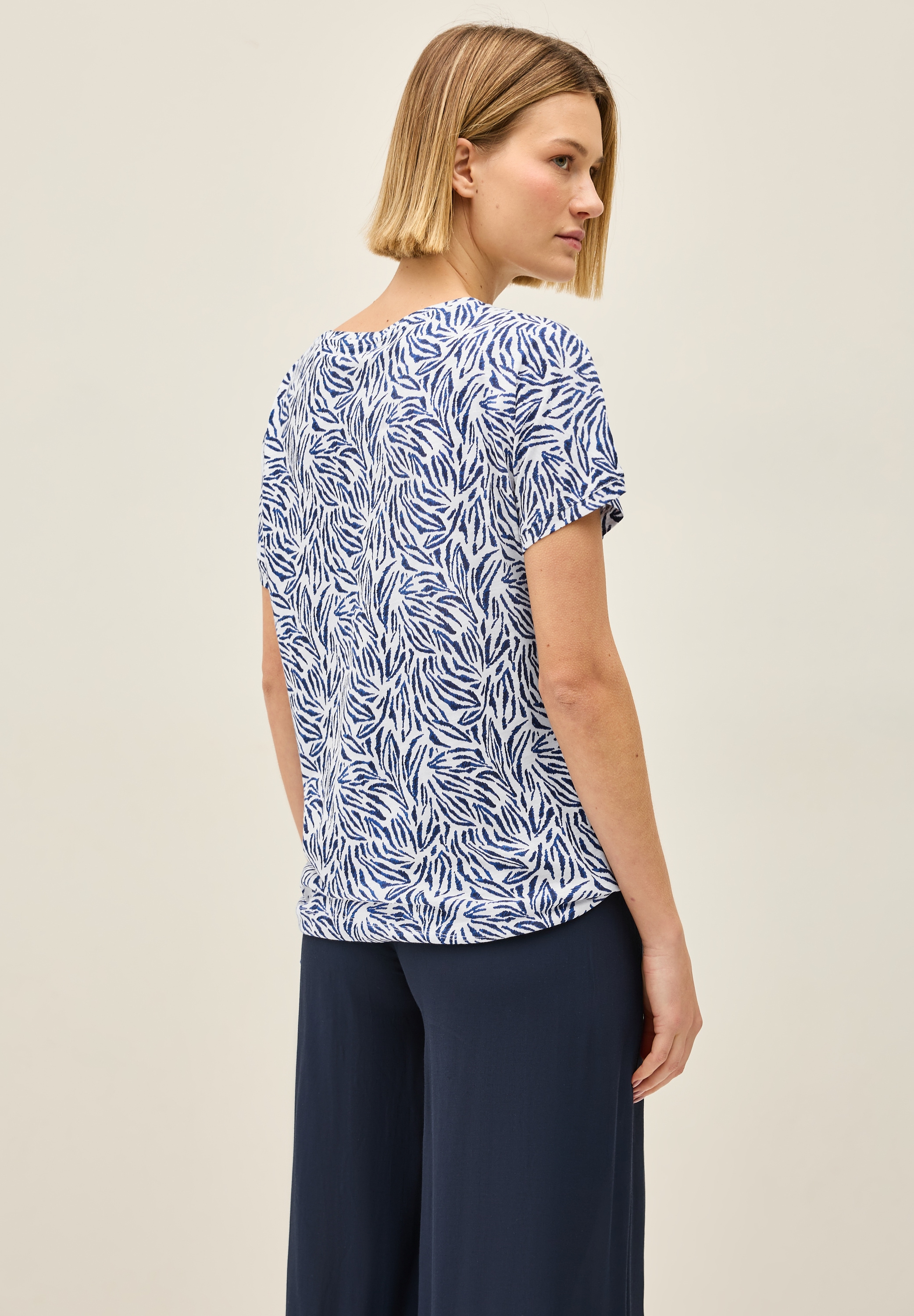 Cecil Print-Shirt, aus Baumwolle mit Stretchante